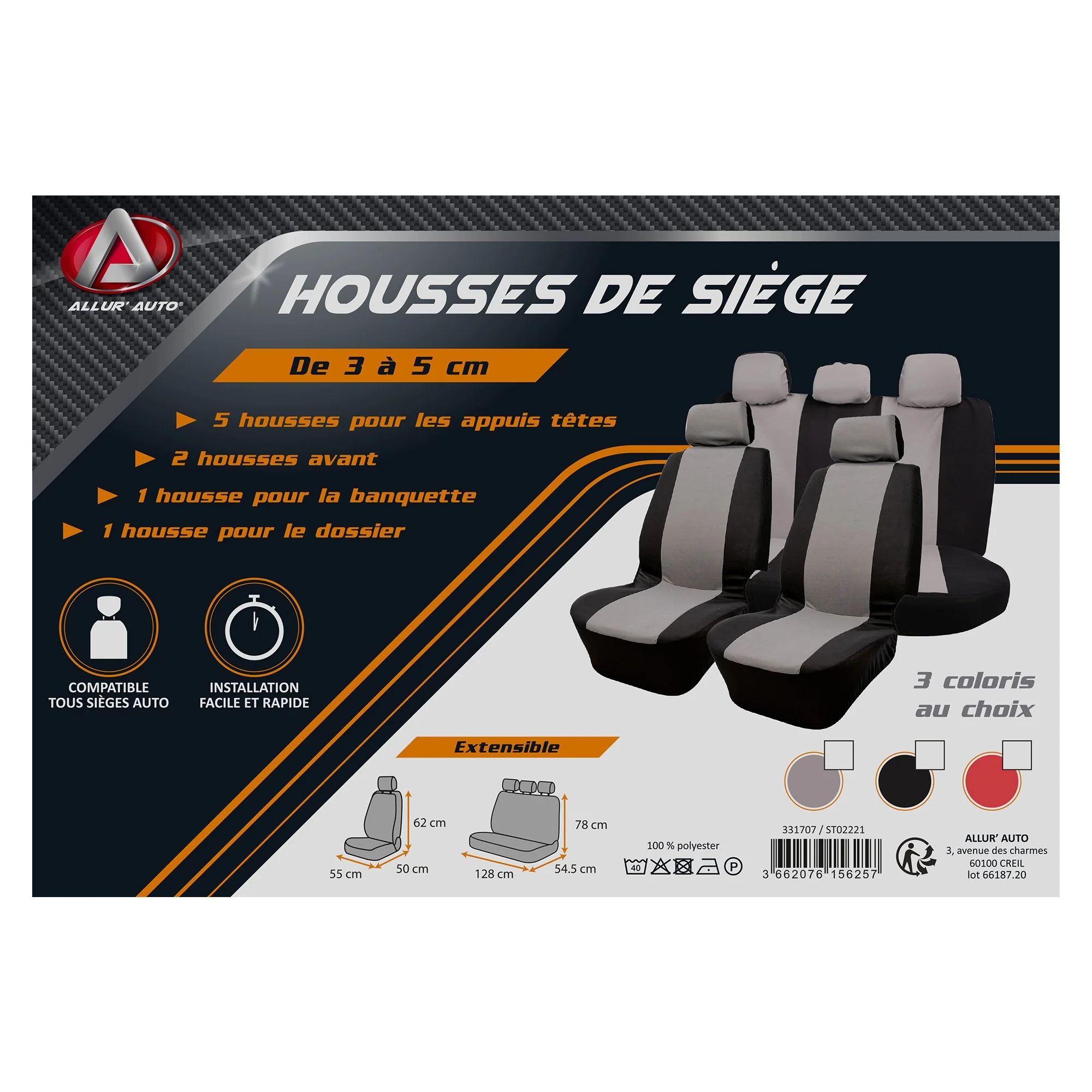 9 housses de sièges auto - Image 4