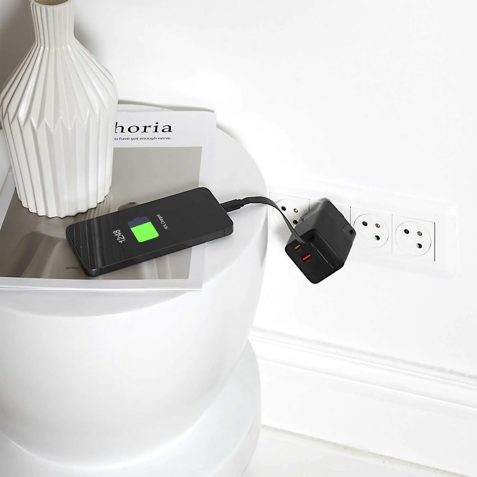 Adaptateur secteur port USB et type C - Image 3