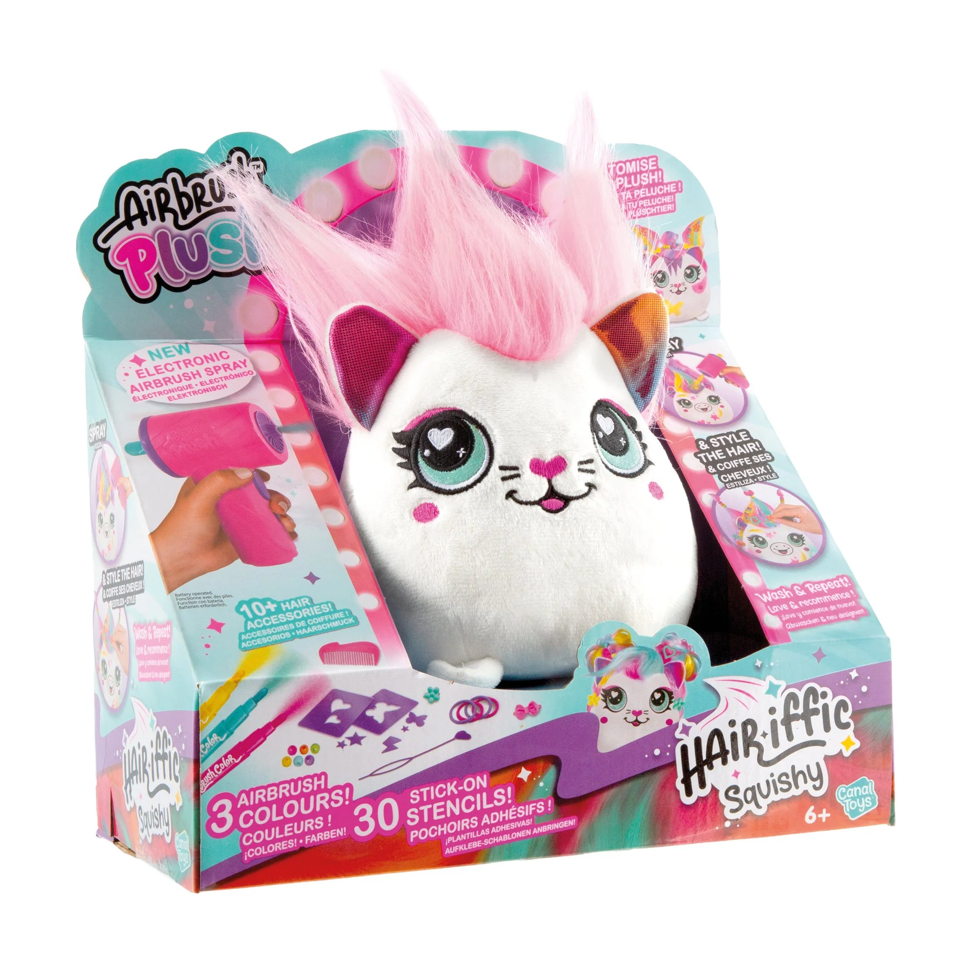 AIRBRUSH PLUSH - PELUCHE HAIR'IFFIC SQUISHY - Image 2