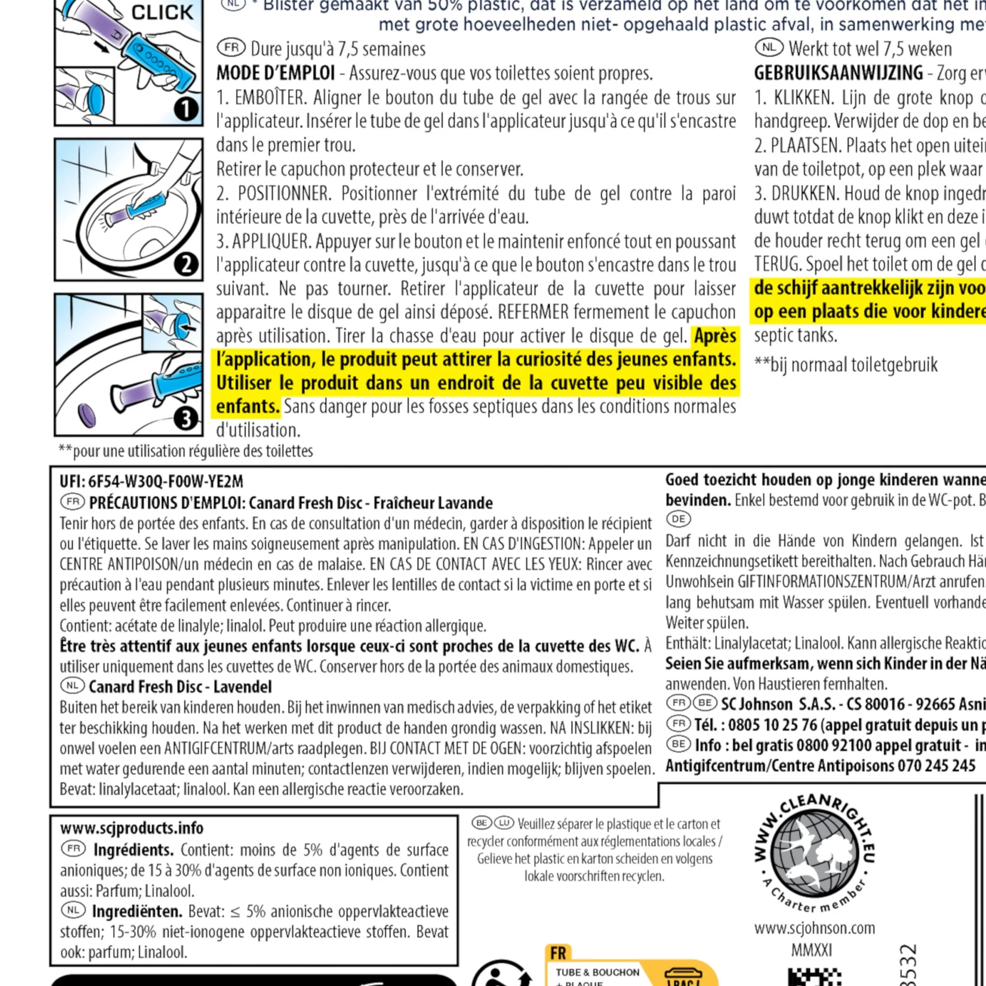 Applicateur fresh disc + 6 disques fraicheur lavande - Image 3