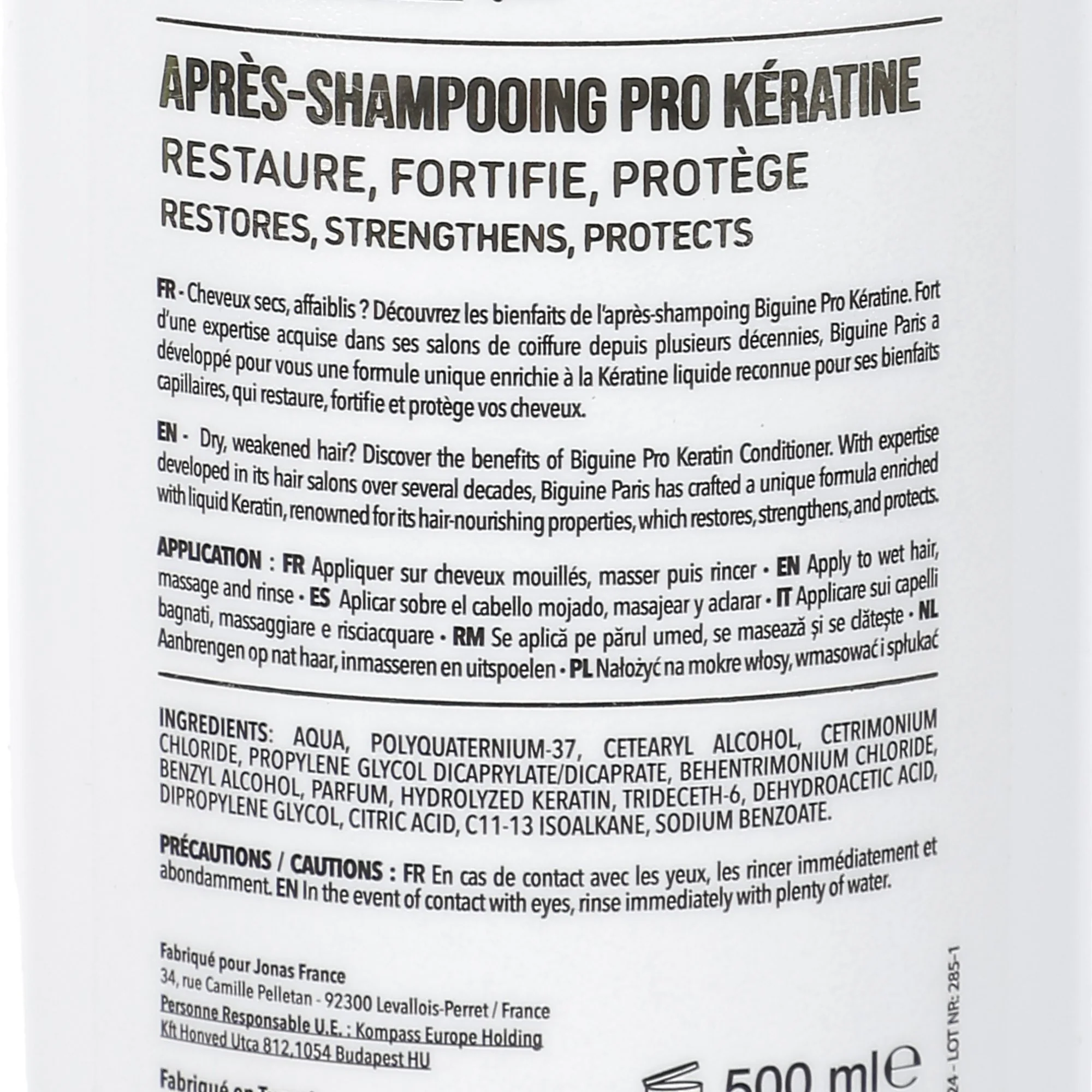 Après-shampoing pro kératine - Image 3