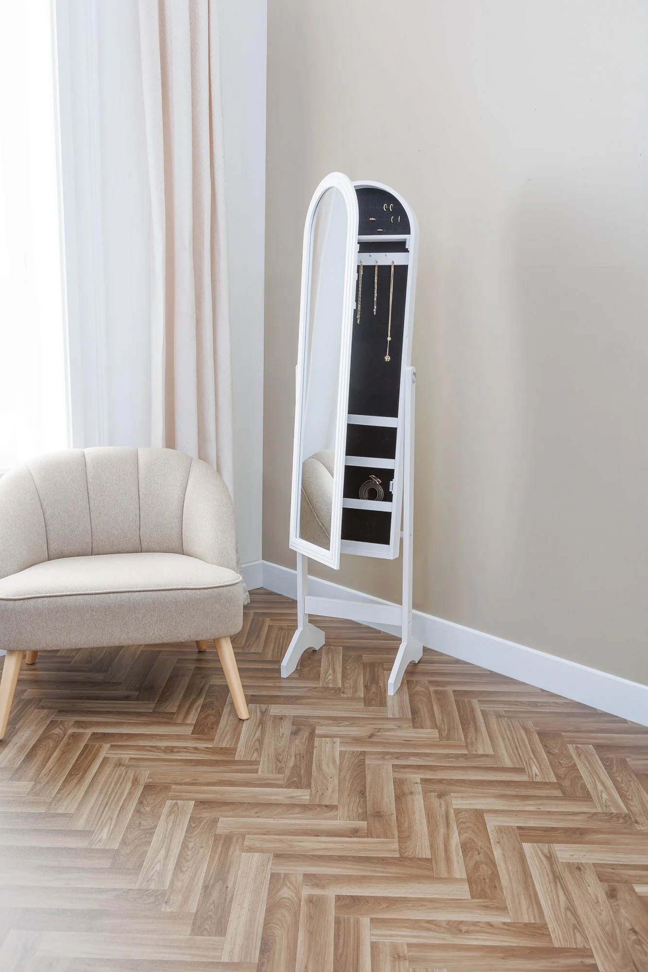 Armoire à bijoux sur pieds Emily - Image 6