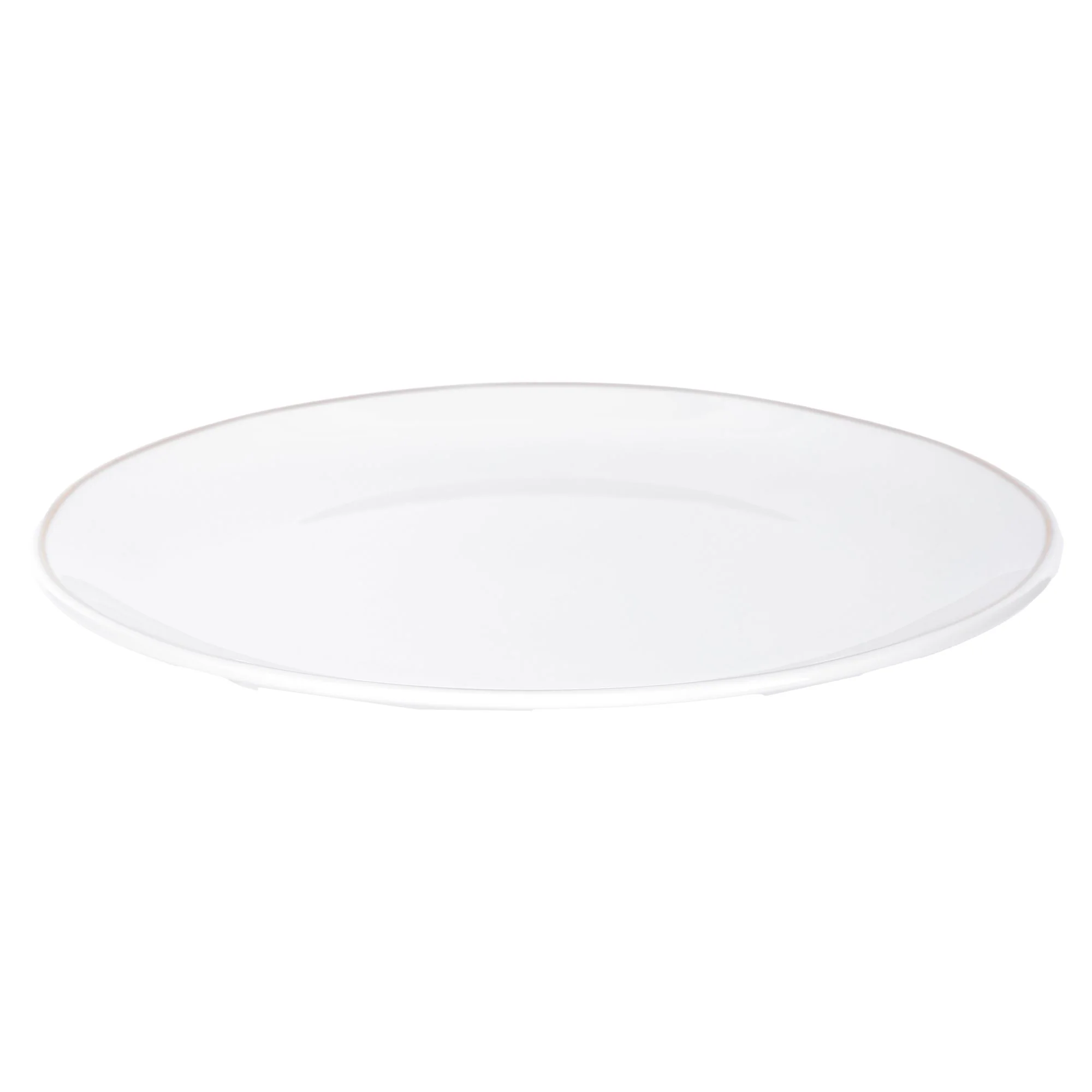 Assiette plate avec bordure dorée porcelaine - Image 2