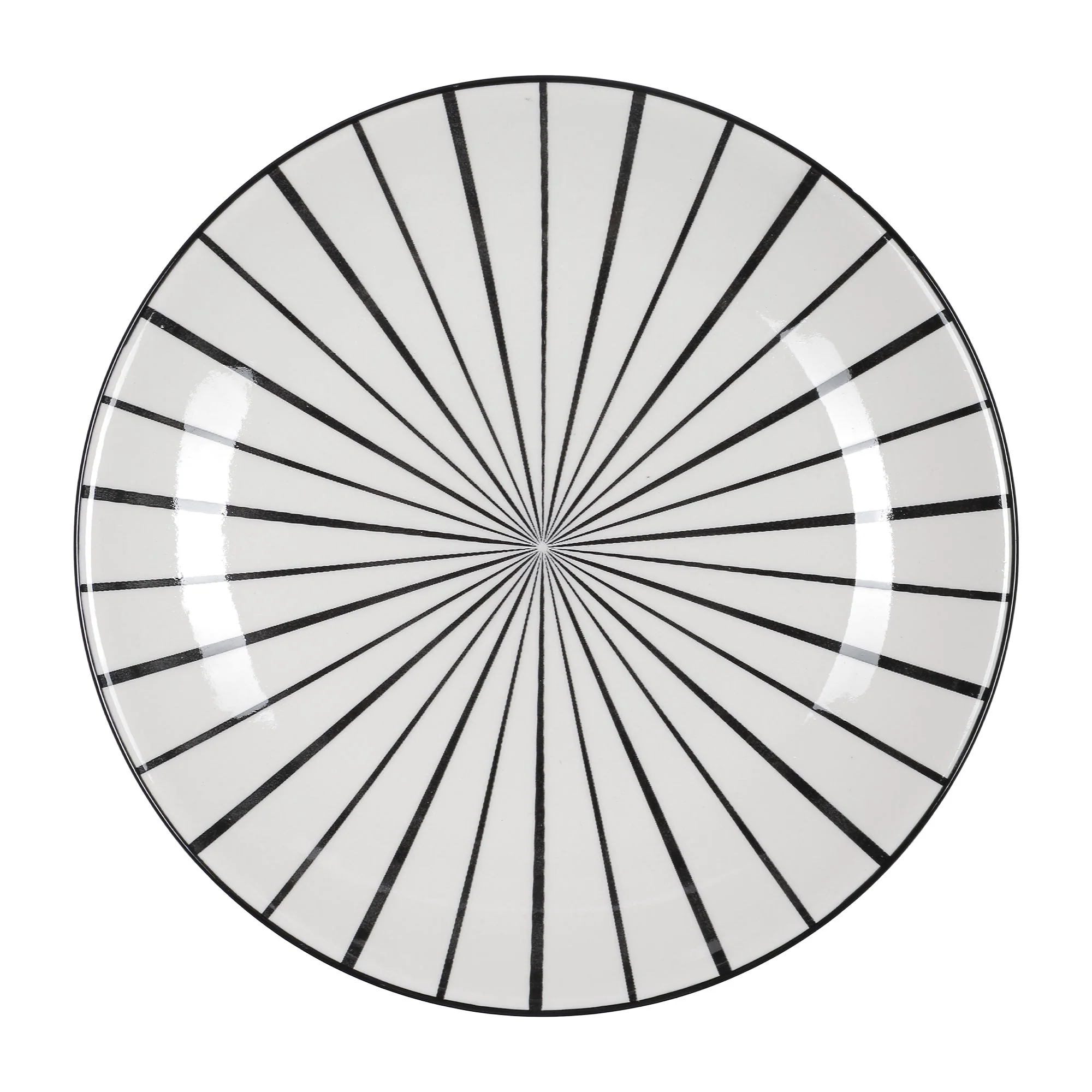 Assiette plate dolomite - Noir - Image 2