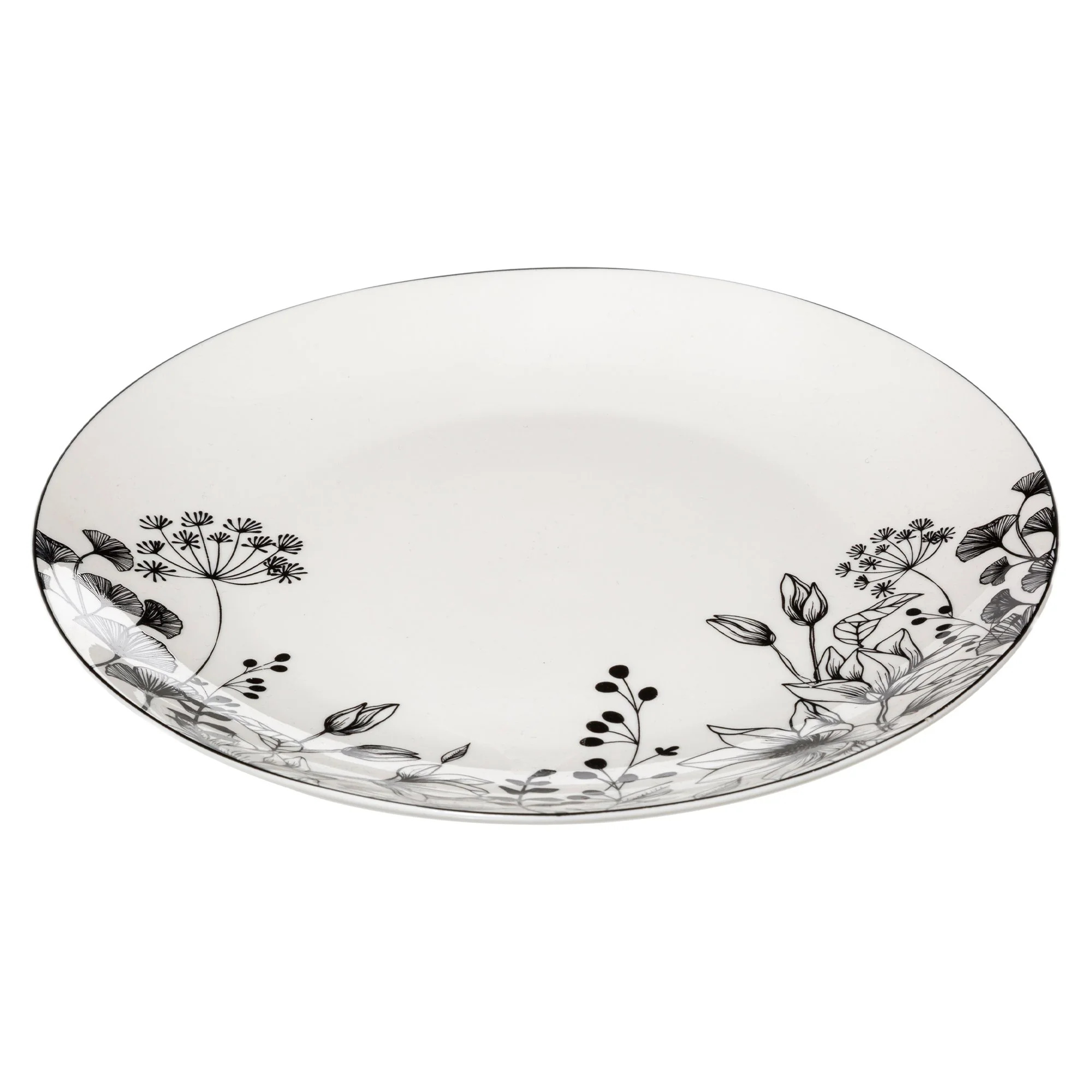 Assiette plate floral 27cm - Image 2