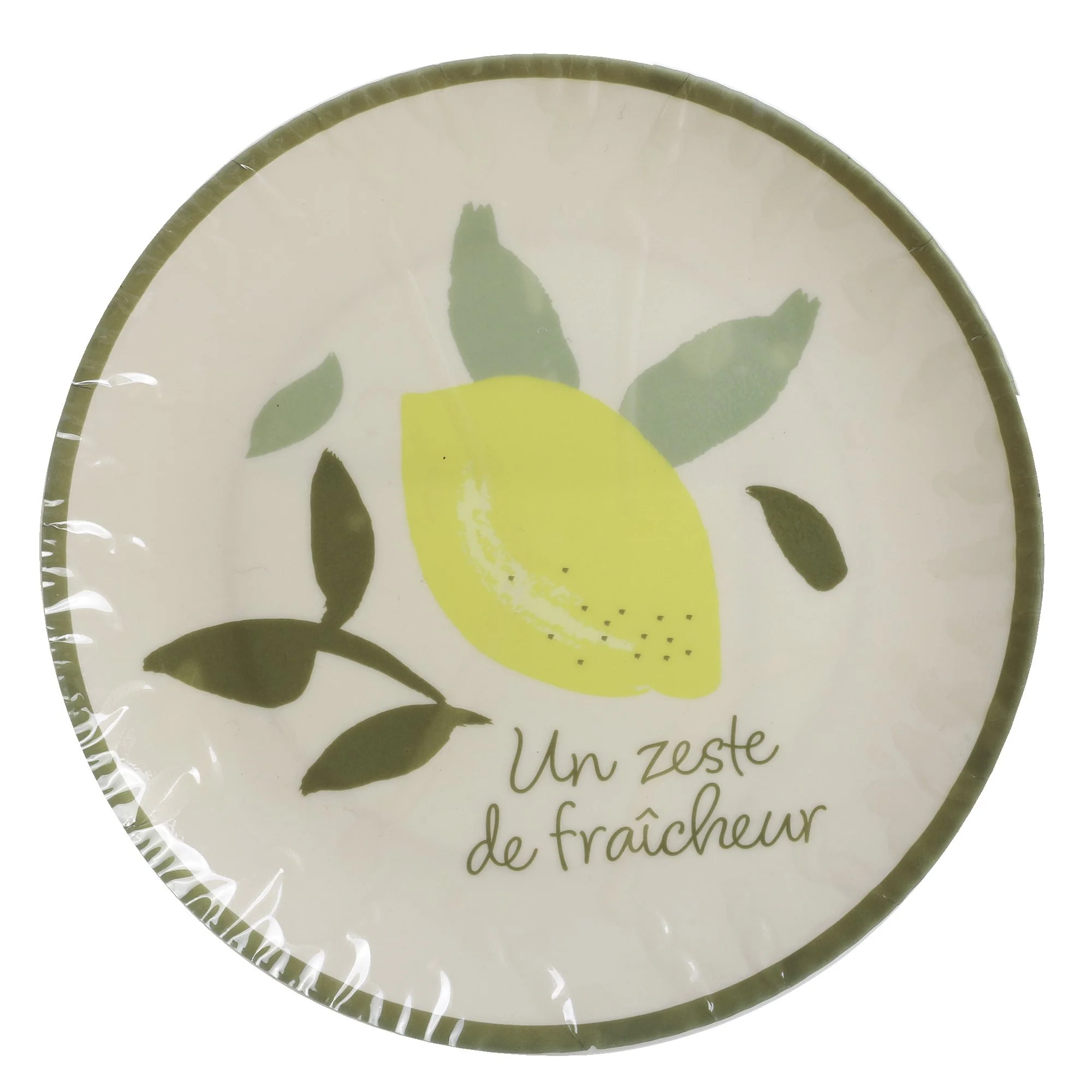 Assiettes citrons 20cm - Image 3