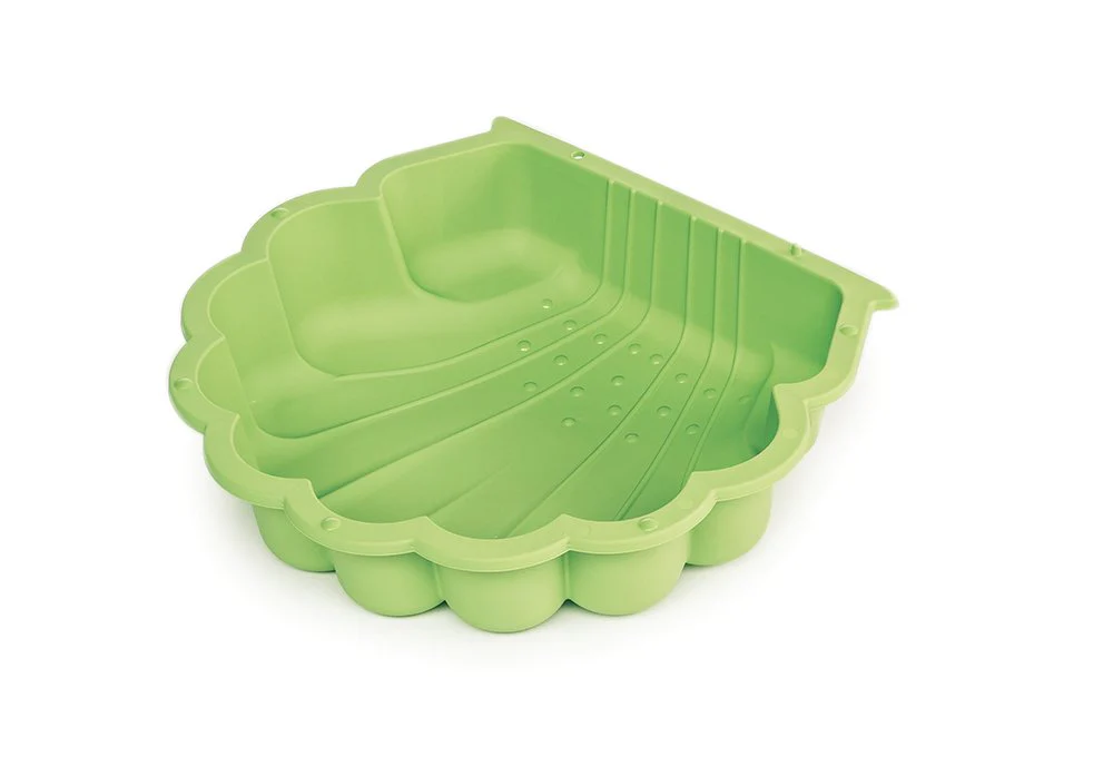 Bac à sable coquillage vert