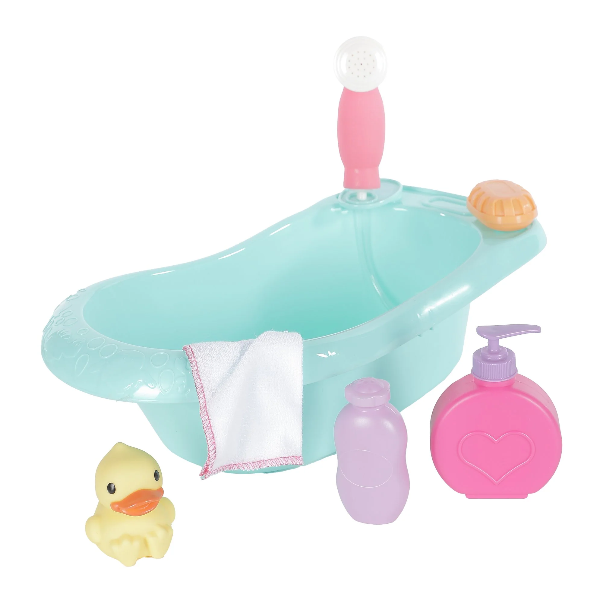 Baignoire et accessoires pour poupon