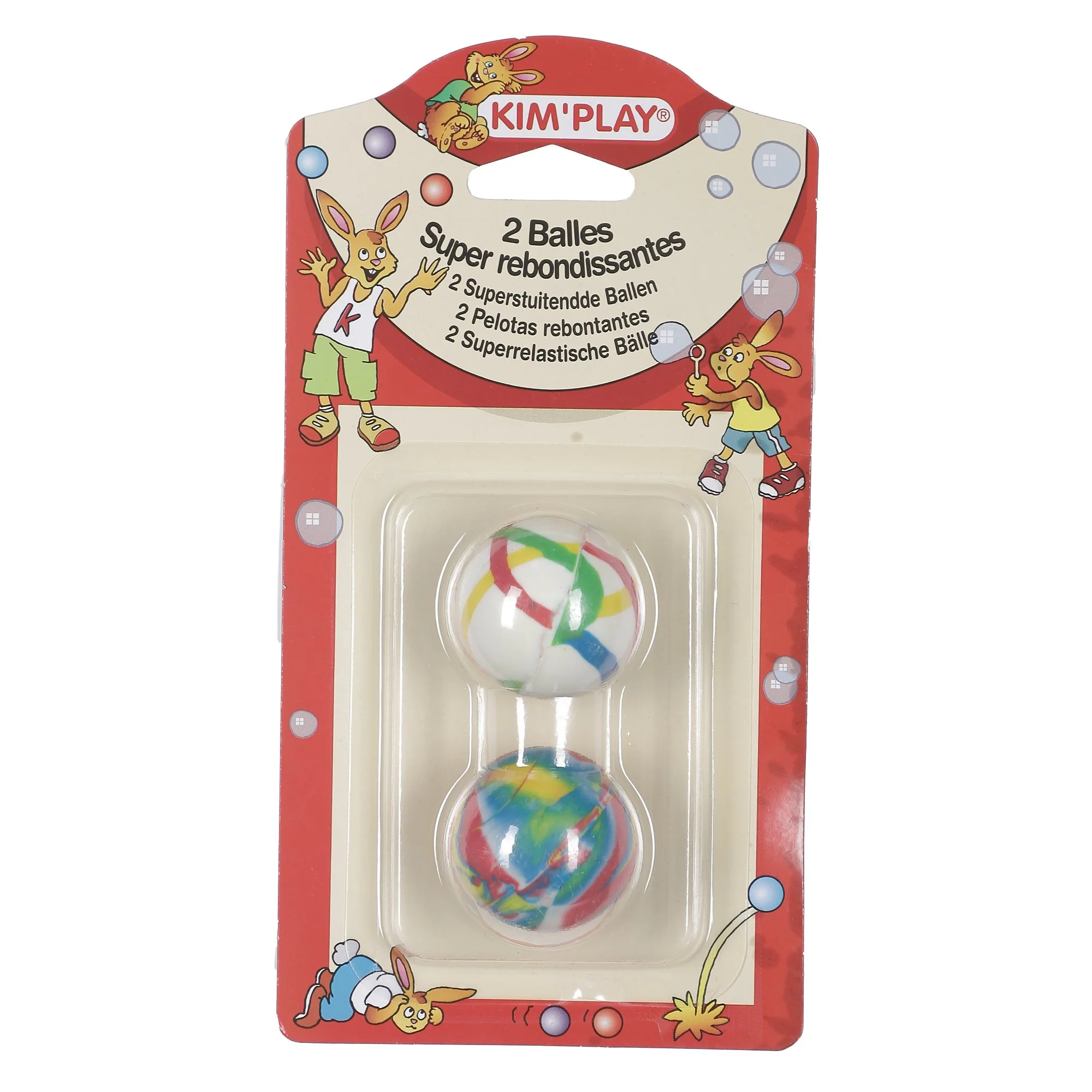 Balles super rebondissantes x2