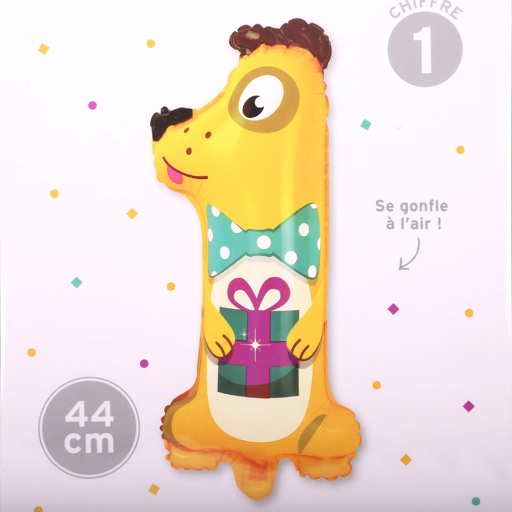 BALLON CHIFFRE ENFANTS FORMES - Image 2