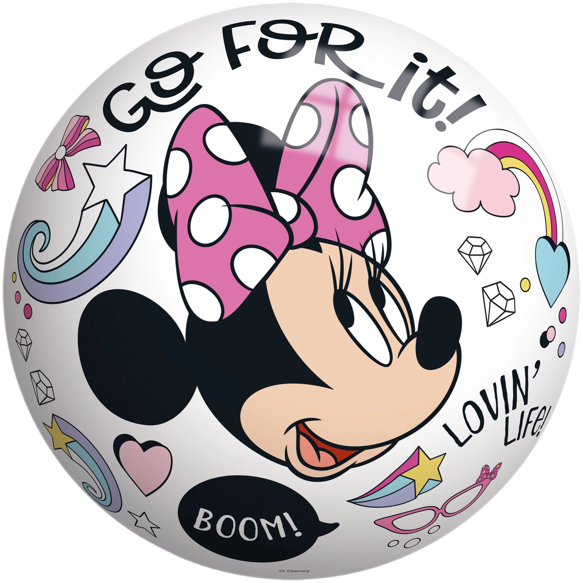 Ballon plage Minnie et Daisy