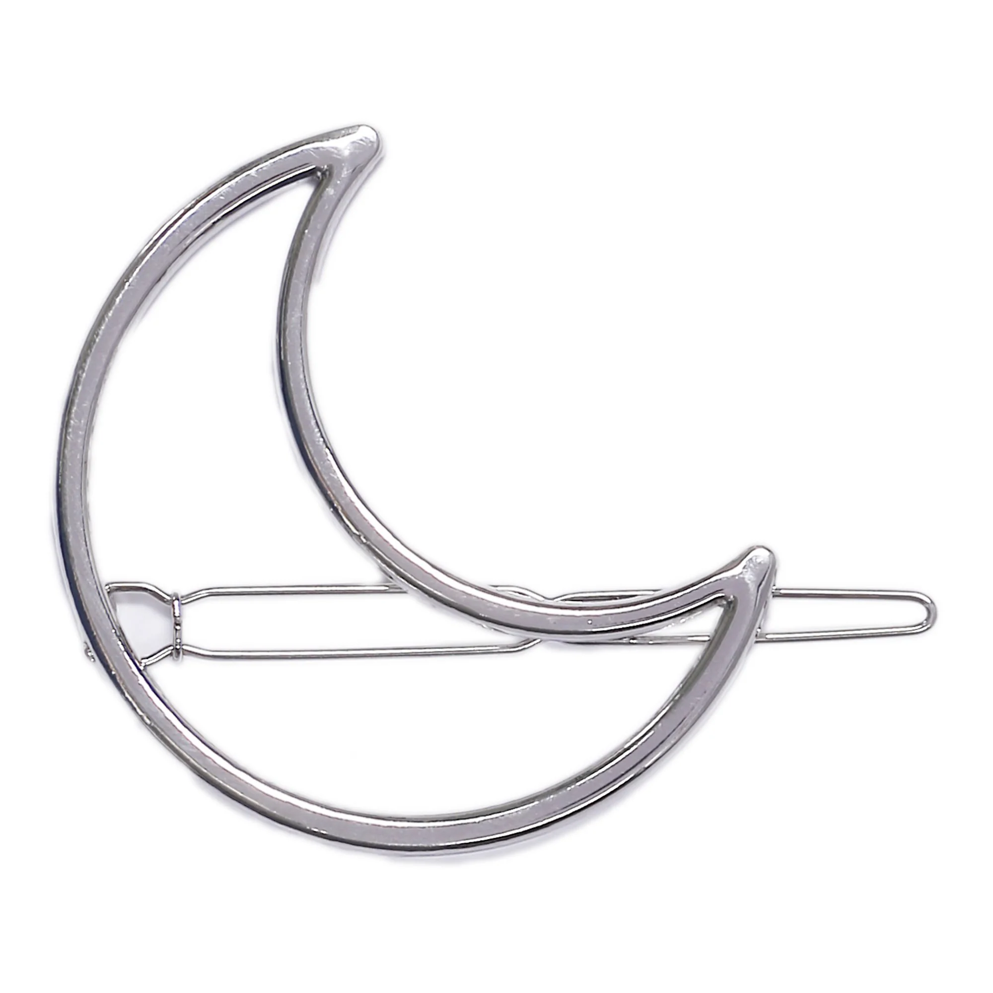 Barrette lune argentée - Image 2