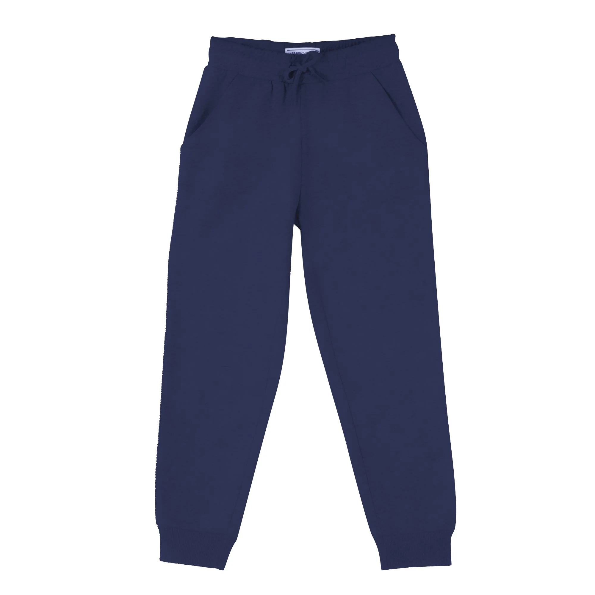 Bas de jogging avec cordons 3/12 ans - Bleu foncé