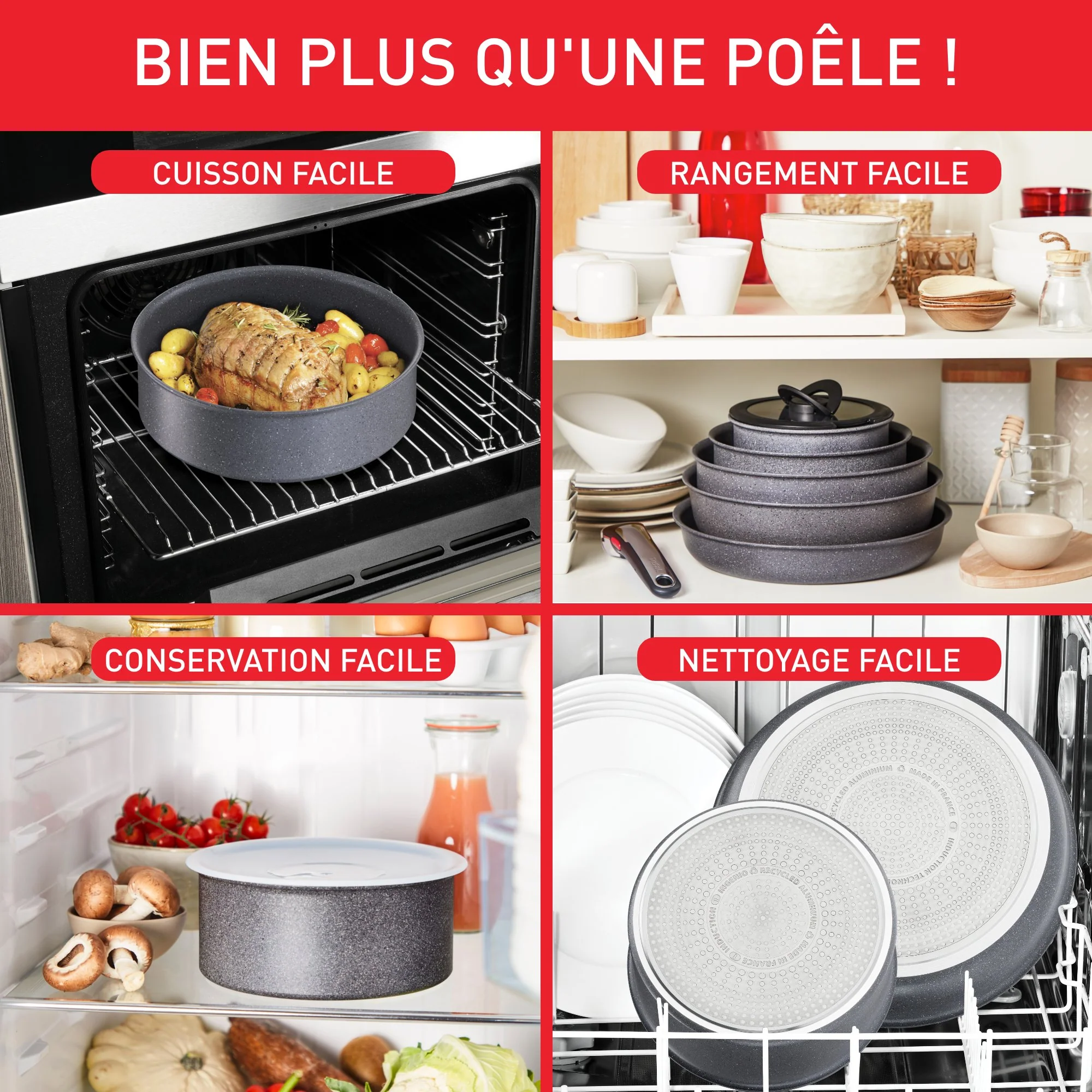 Batterie de cuisson ingenio Tefal 8 pièces - Image 3