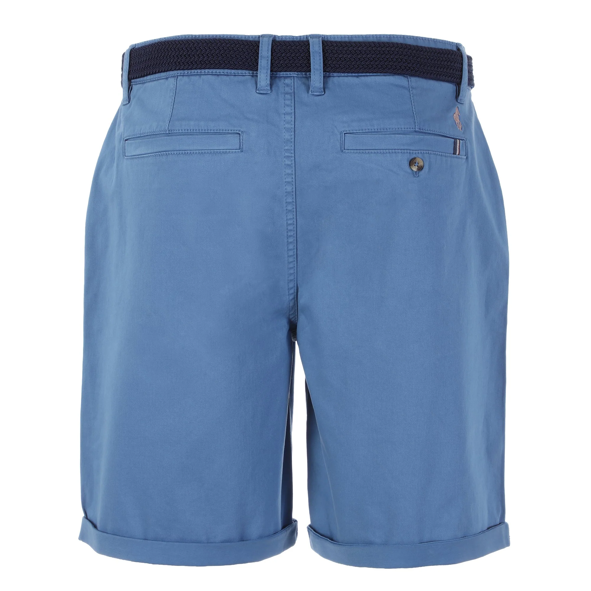 Bermuda avec ceinture - Bleu - Image 2