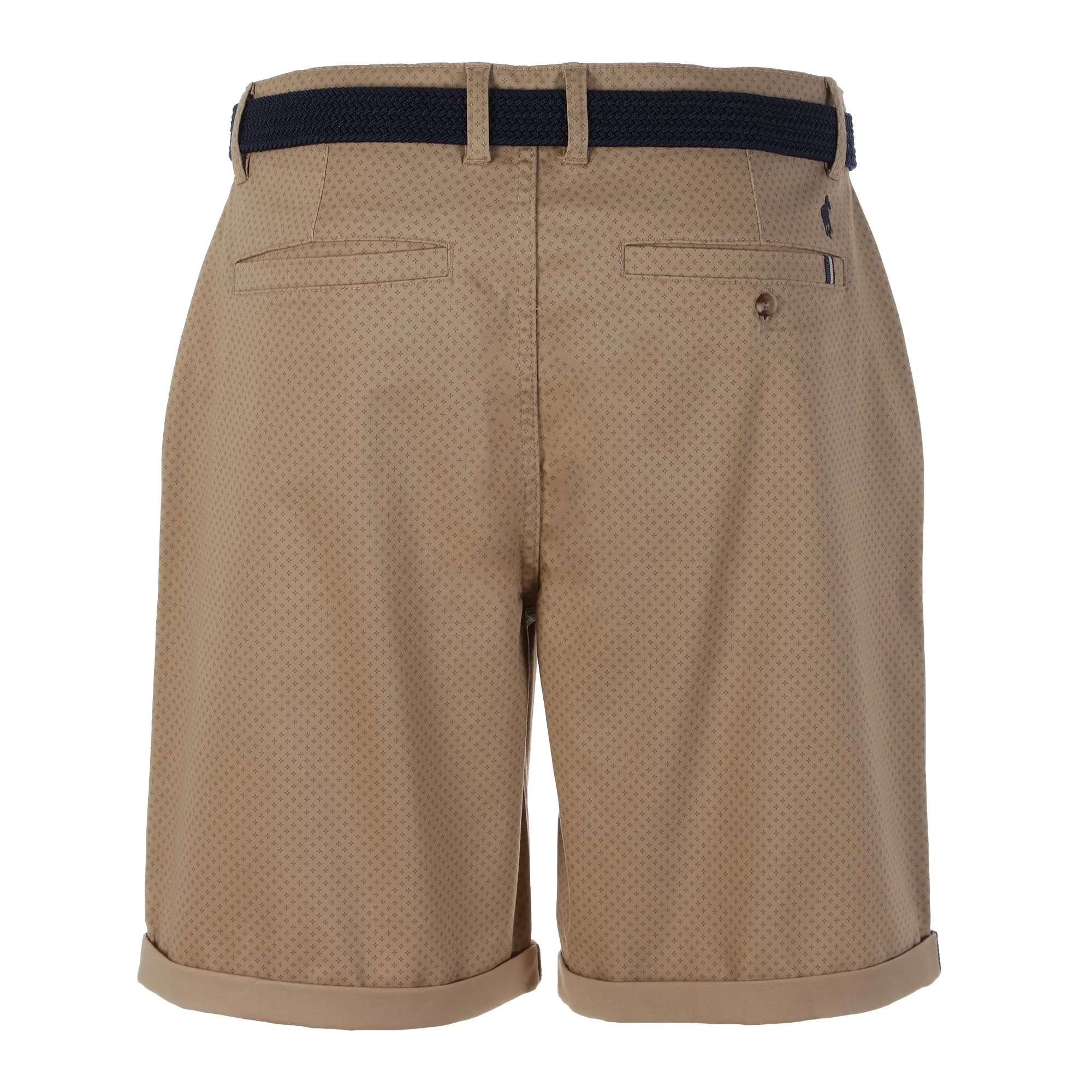 Bermuda avec ceinture - Marron - Image 2