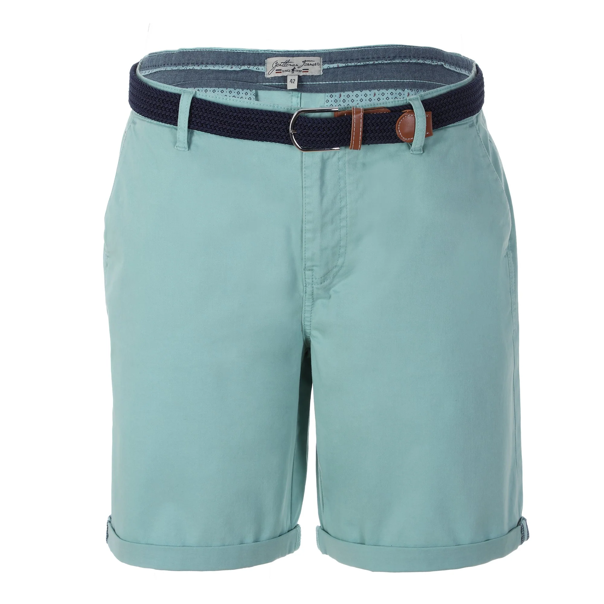 Bermuda avec ceinture - Vert