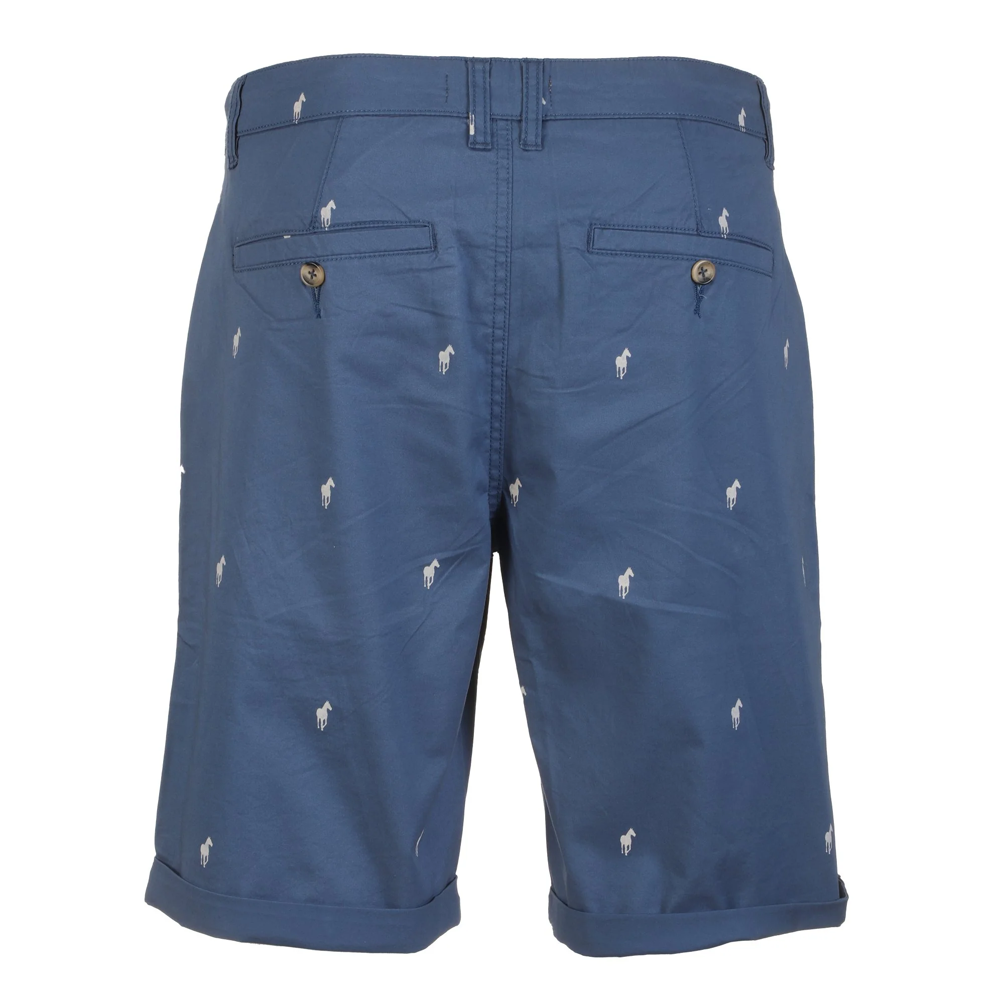 Bermuda brodé - Bleu - Image 2