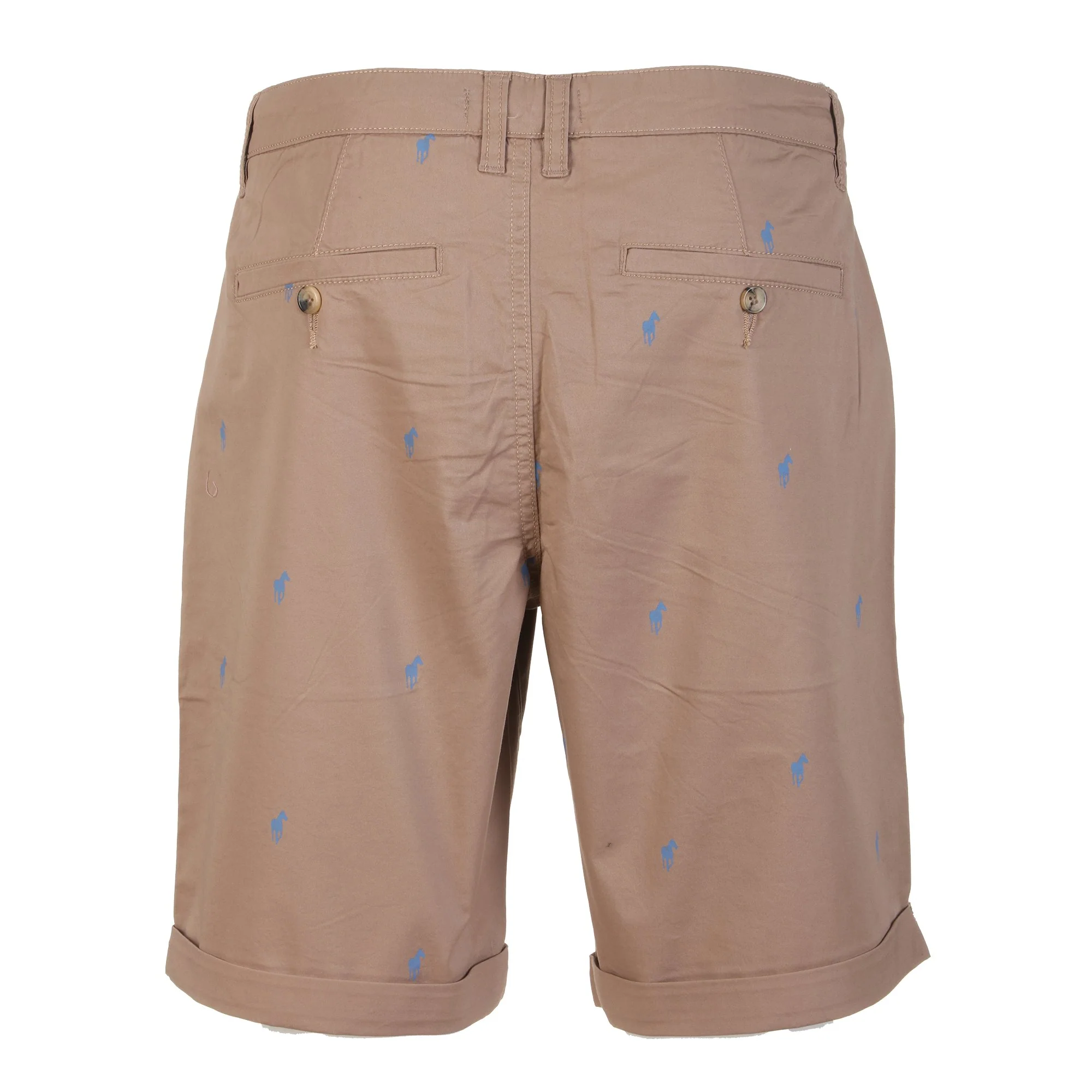 Bermuda brodé - Marron - Image 2
