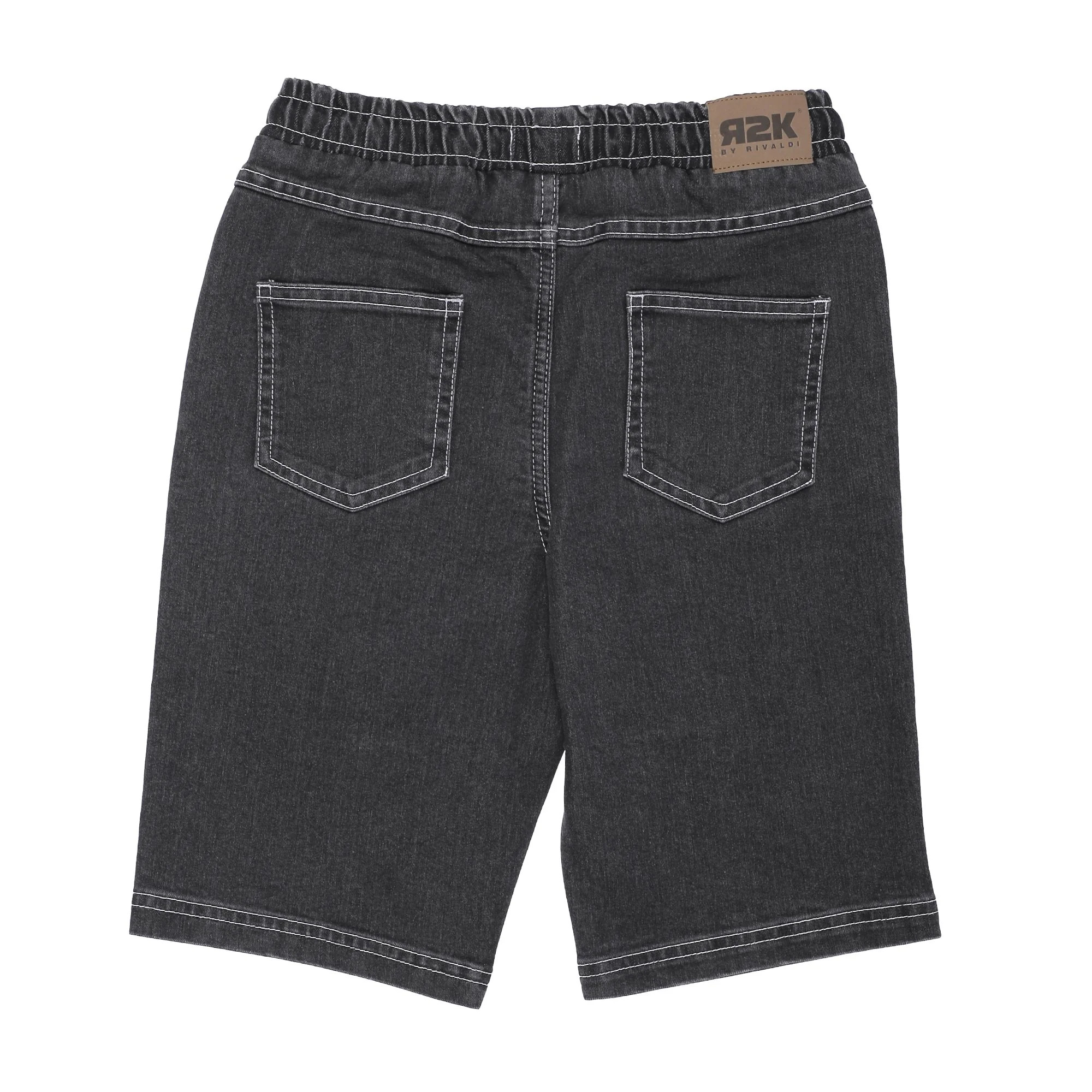 Bermuda en jean 7/2 ans - Noir - Image 2