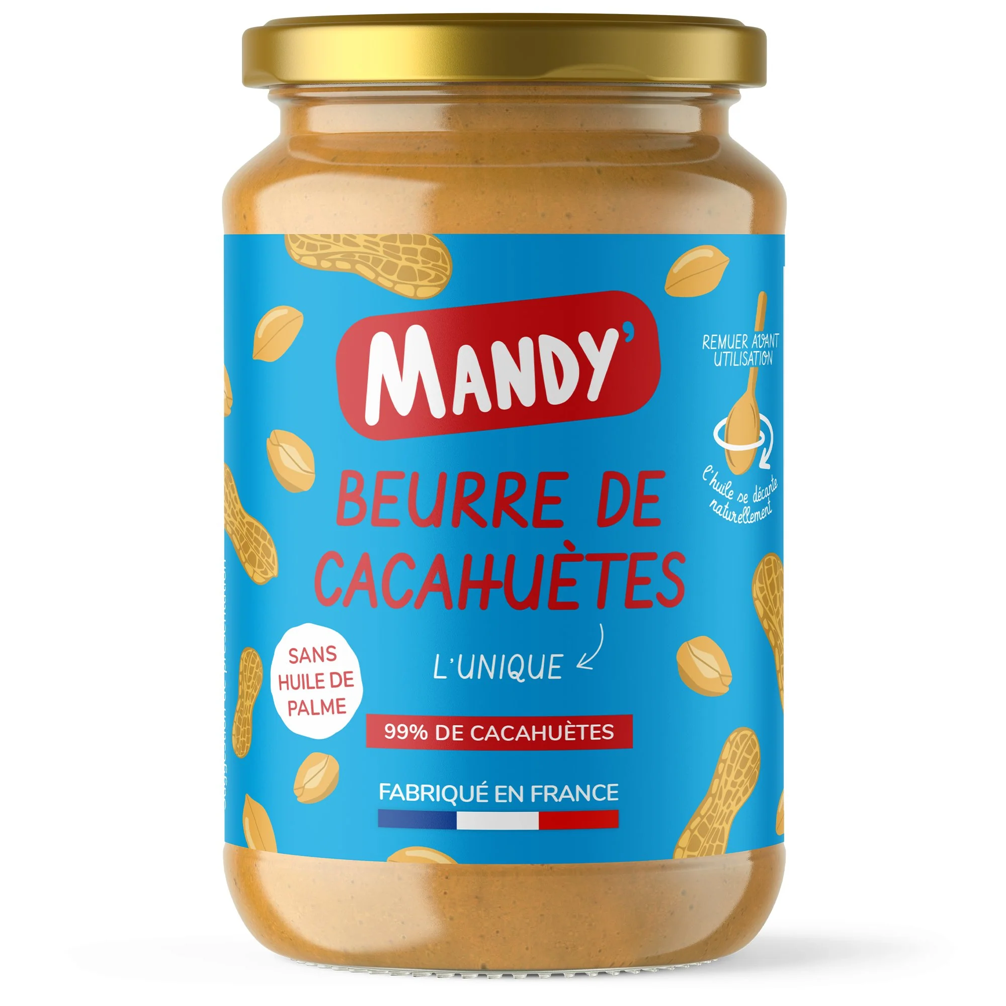 Beurre de cacahuète sans morceaux