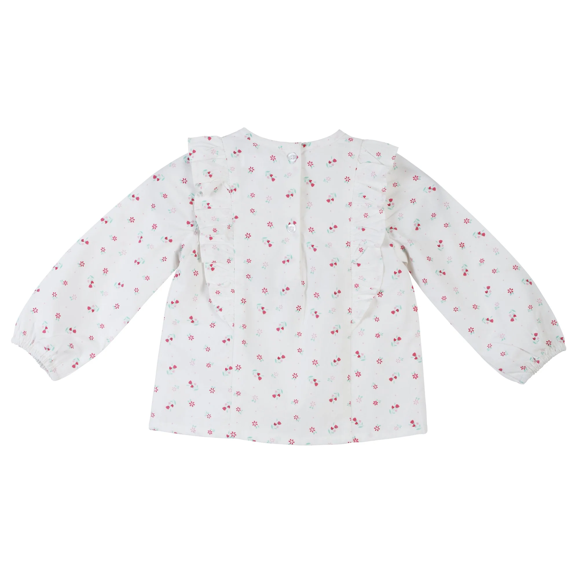 Blouse à volants 3/36 mois - Vert - Image 4