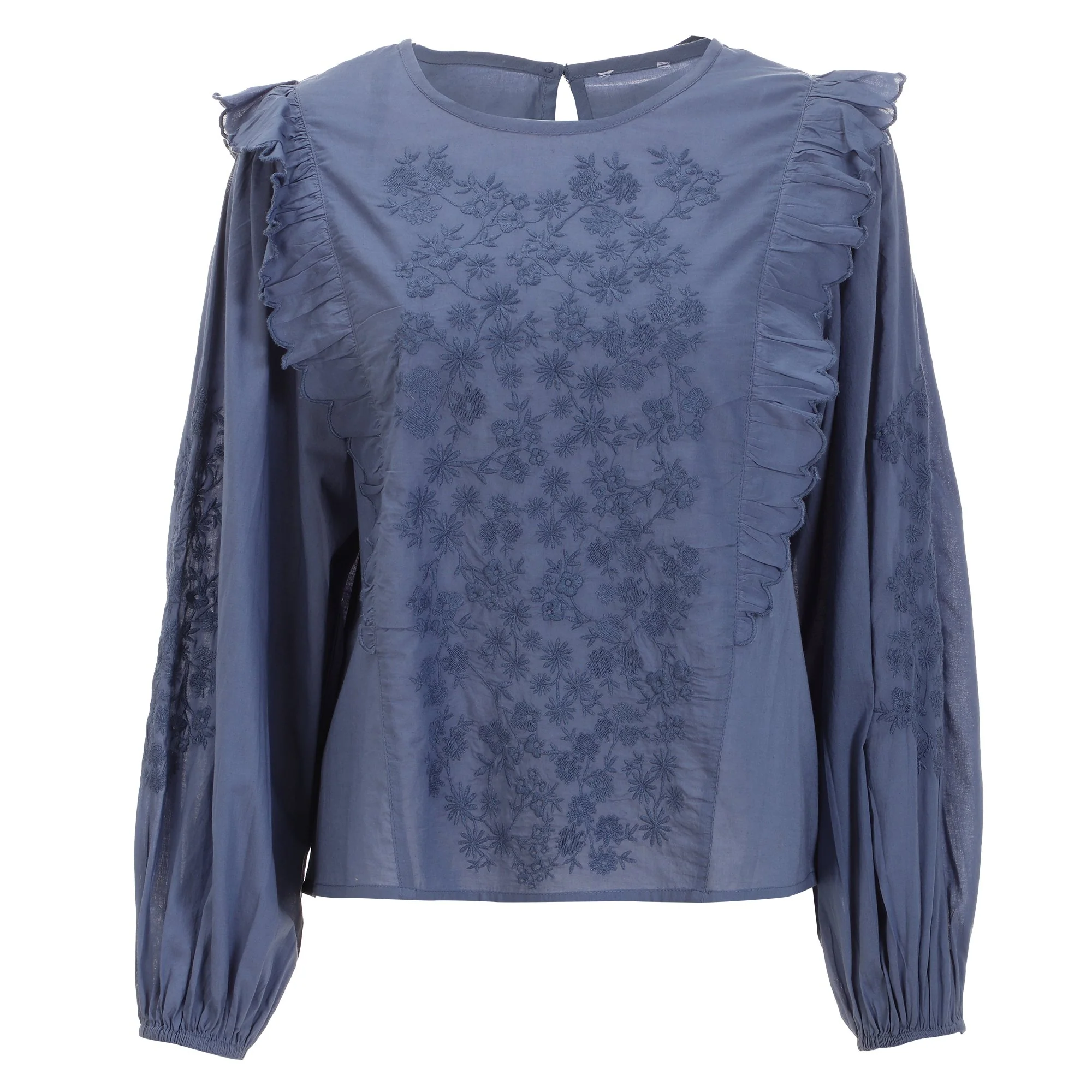 Blouse avec broderies
