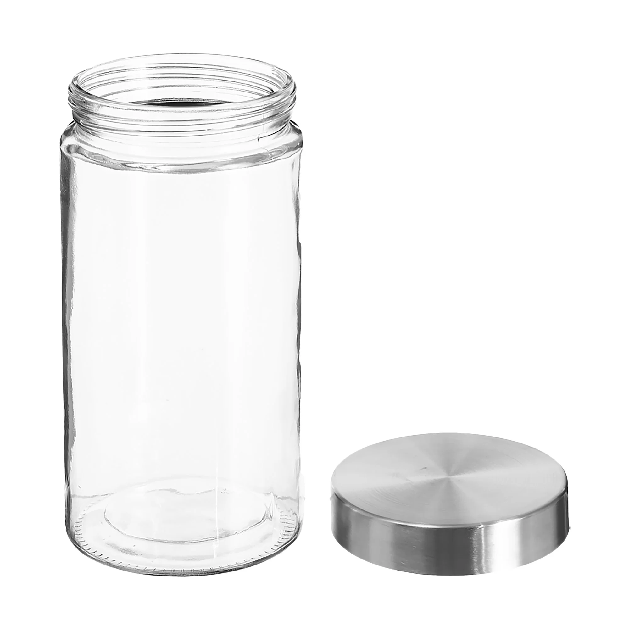 Bocal cylindrique 1.7L en verre - Image 2