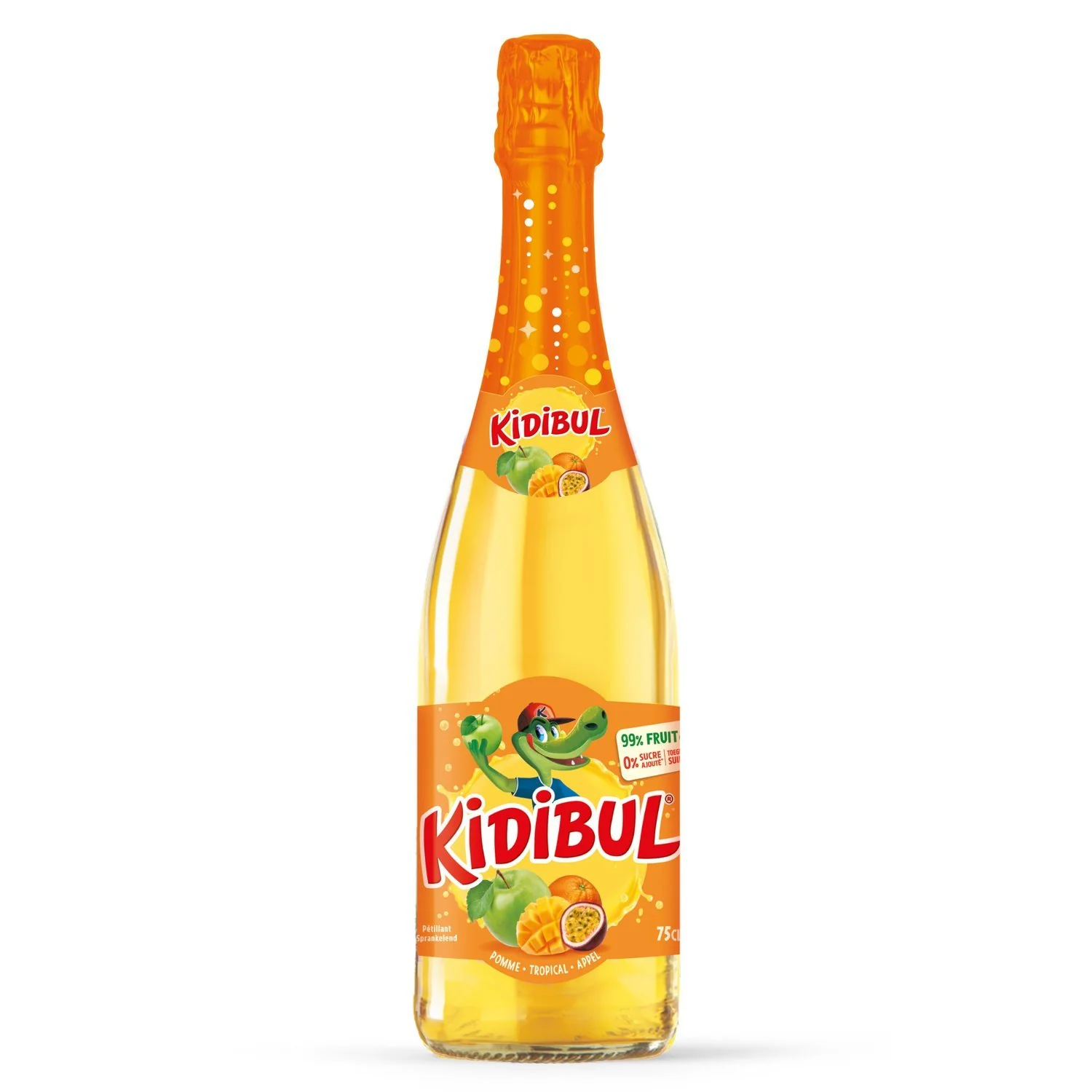 Boisson pétillante tropical kidibul