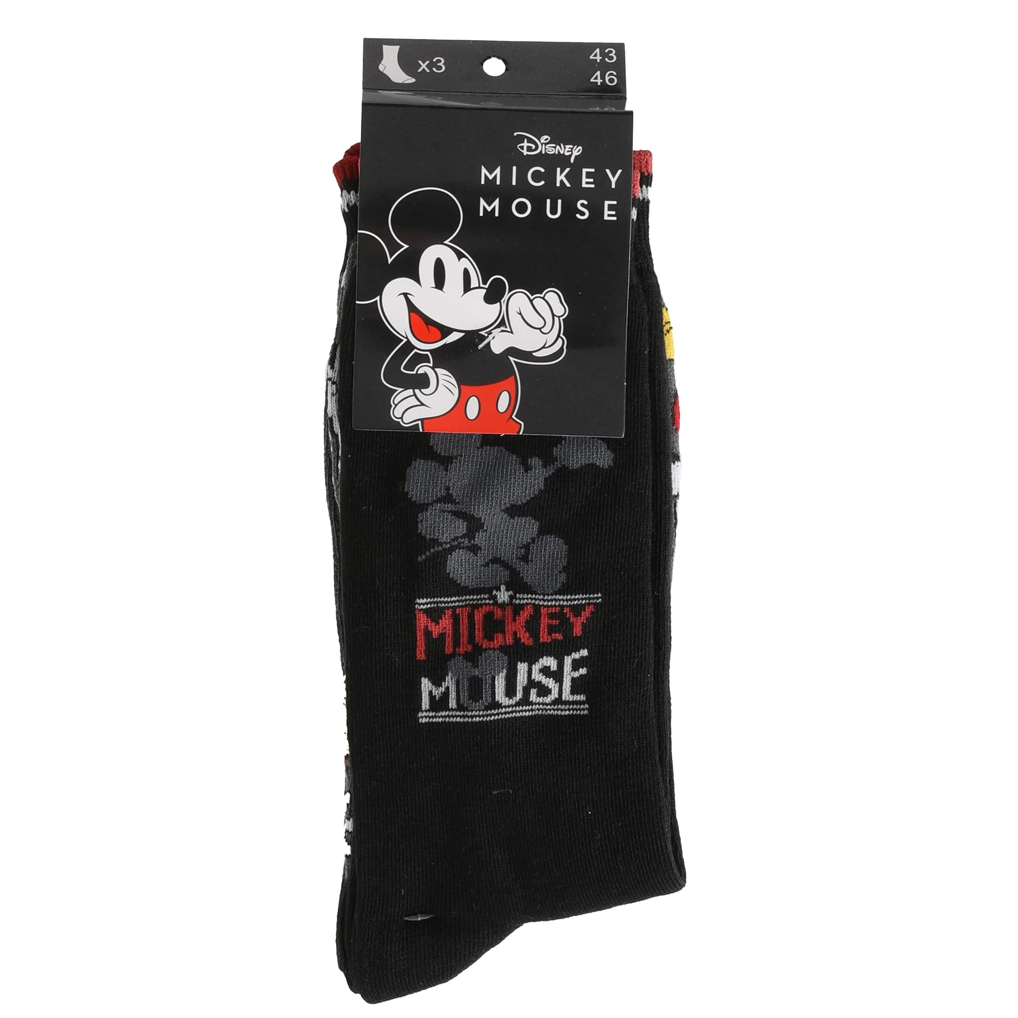 Boite cadeau 3 paires de chaussettes - Noir - Image 3
