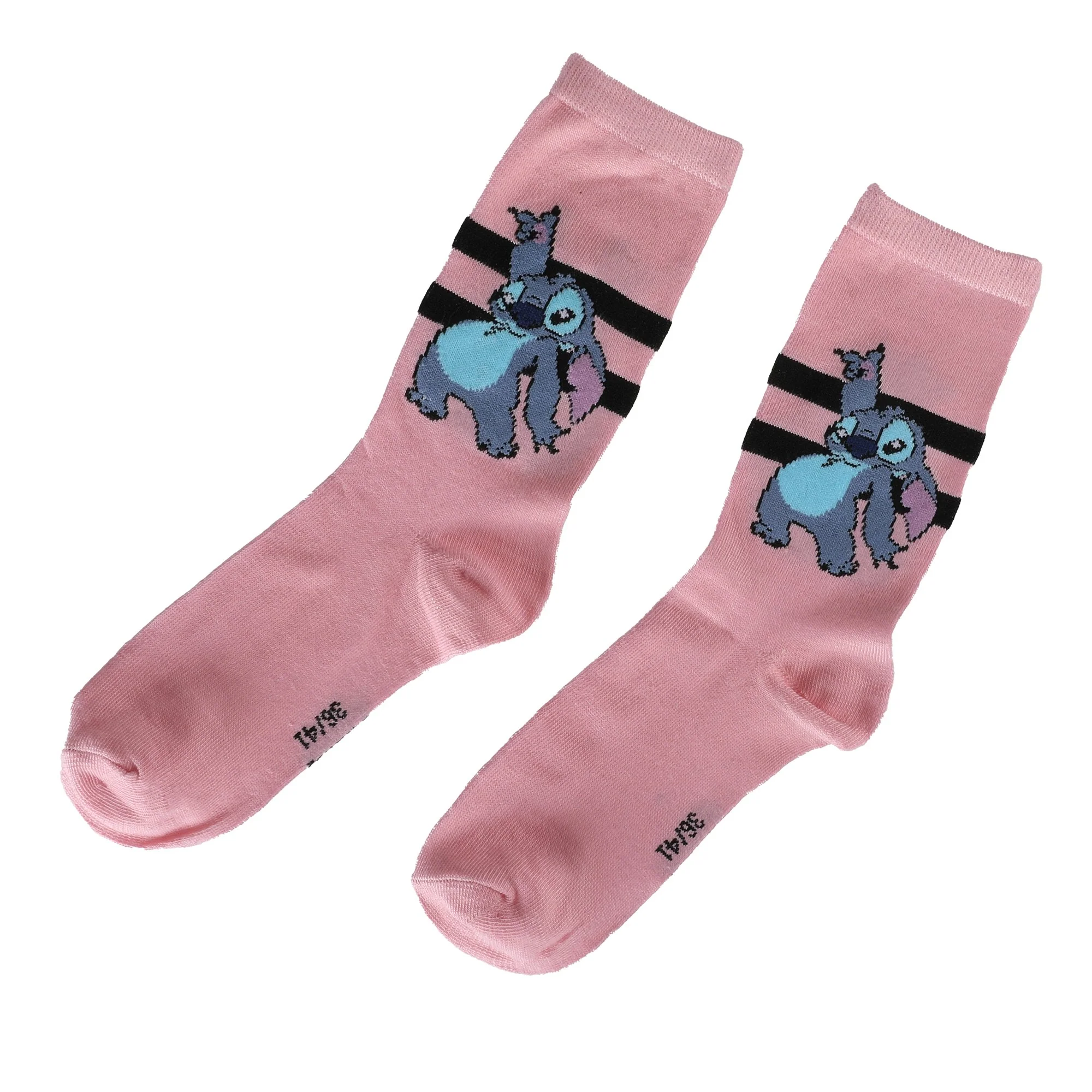 Boîte cadeau 3 paires de chaussettes Stitch ou Minnie  - Bleu - Image 6