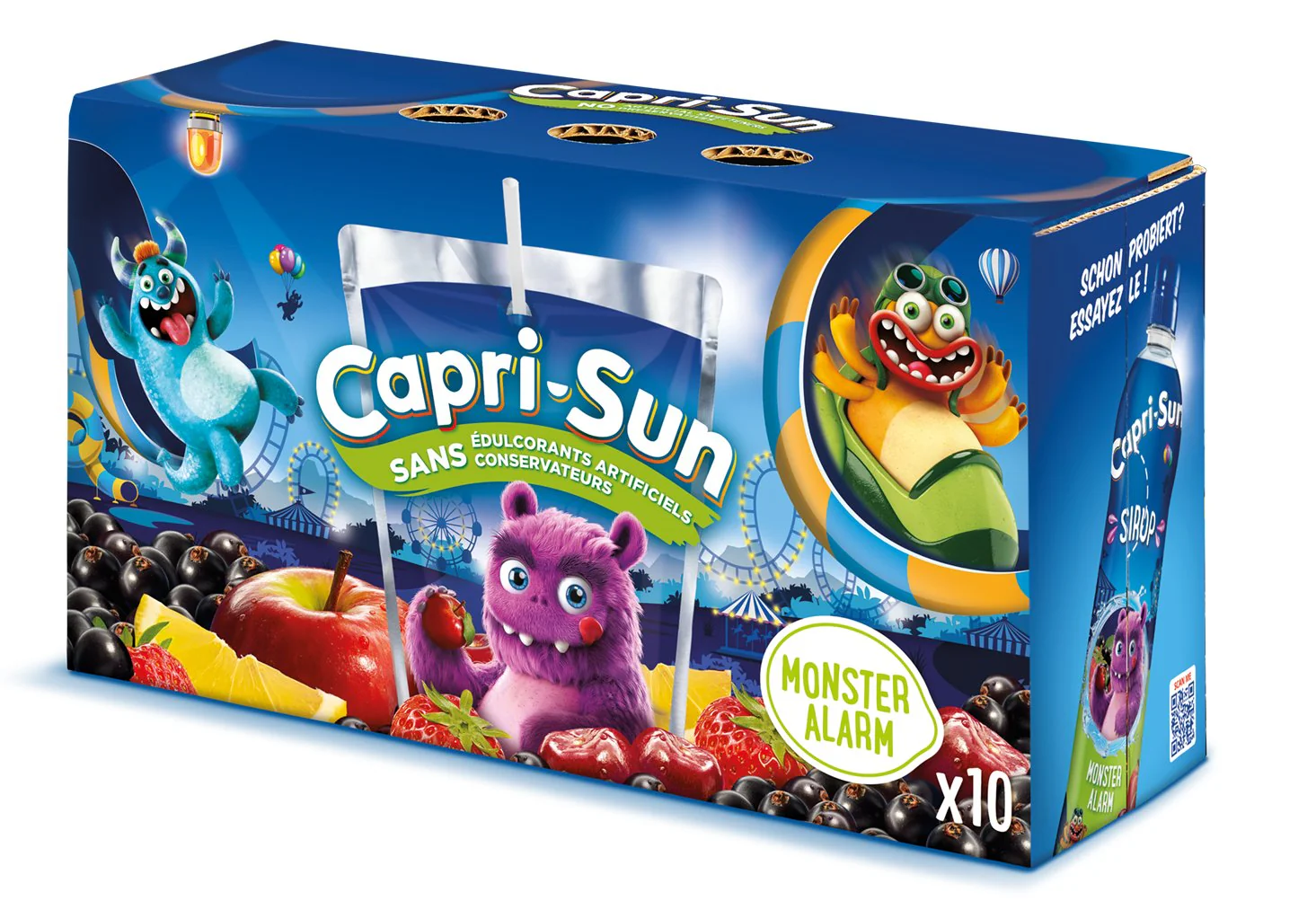 Boîte de 10 Capri-Sun Monster Alarm