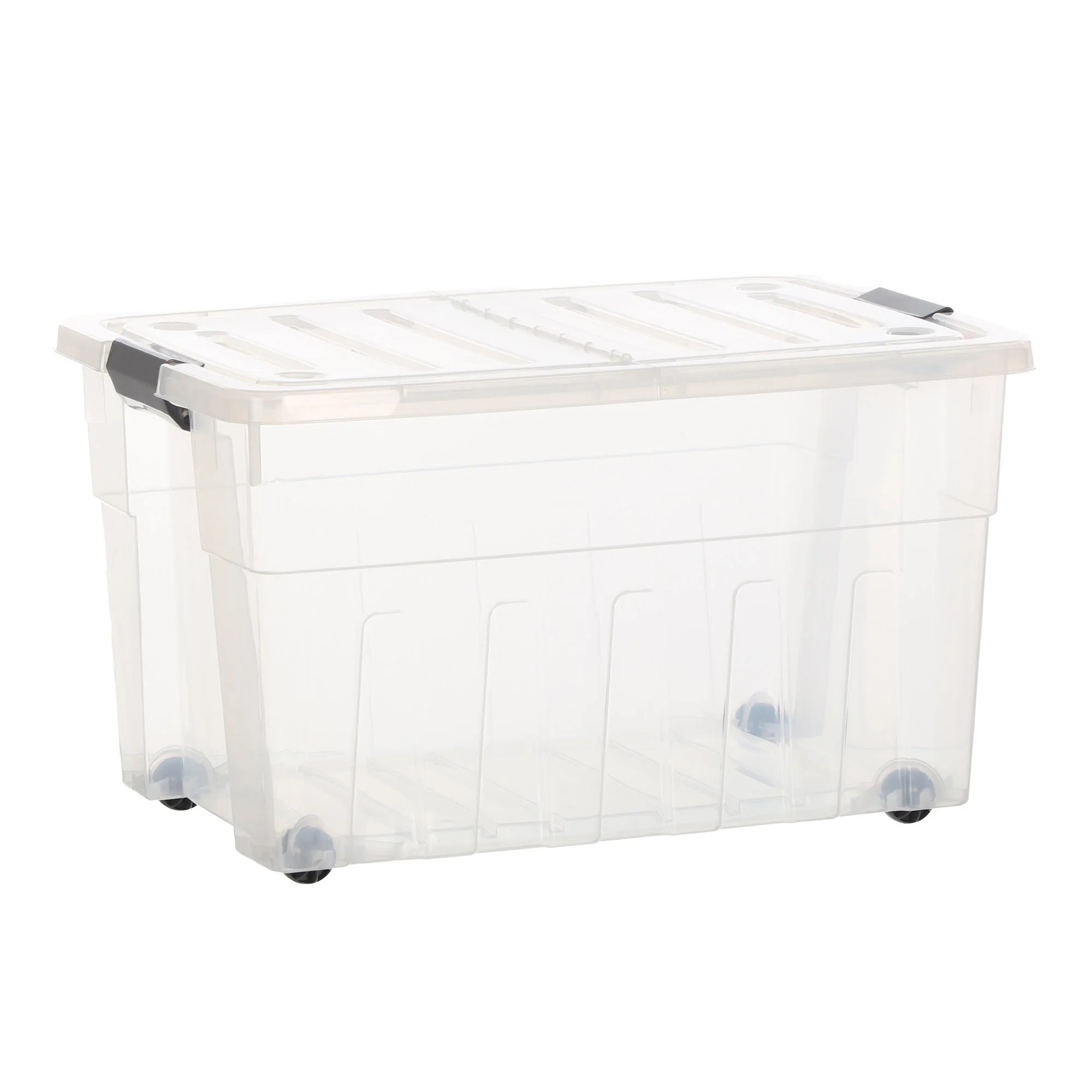 Boite de rangement à roulettes 65L