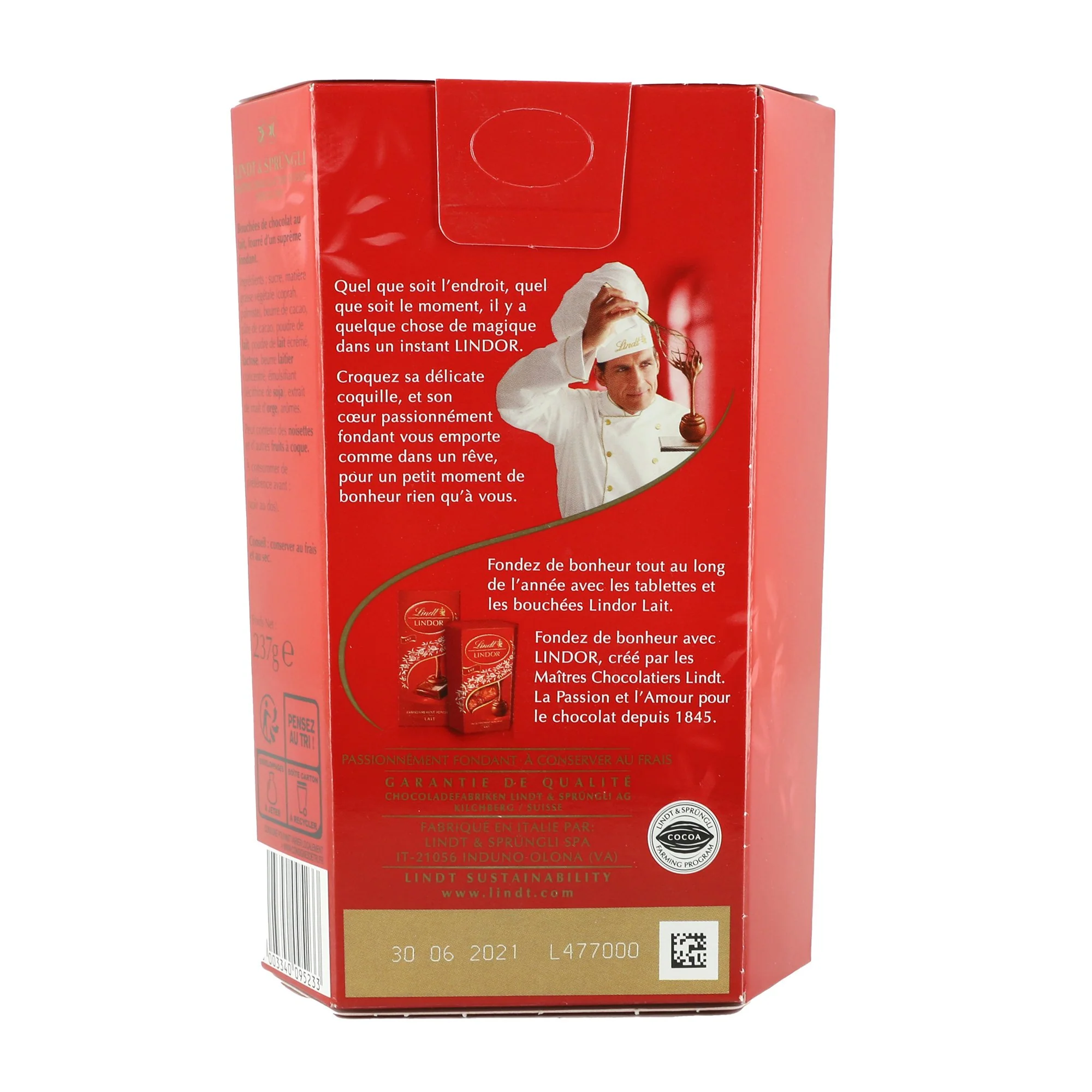 Boite Lindor chocolats au lait - Image 2