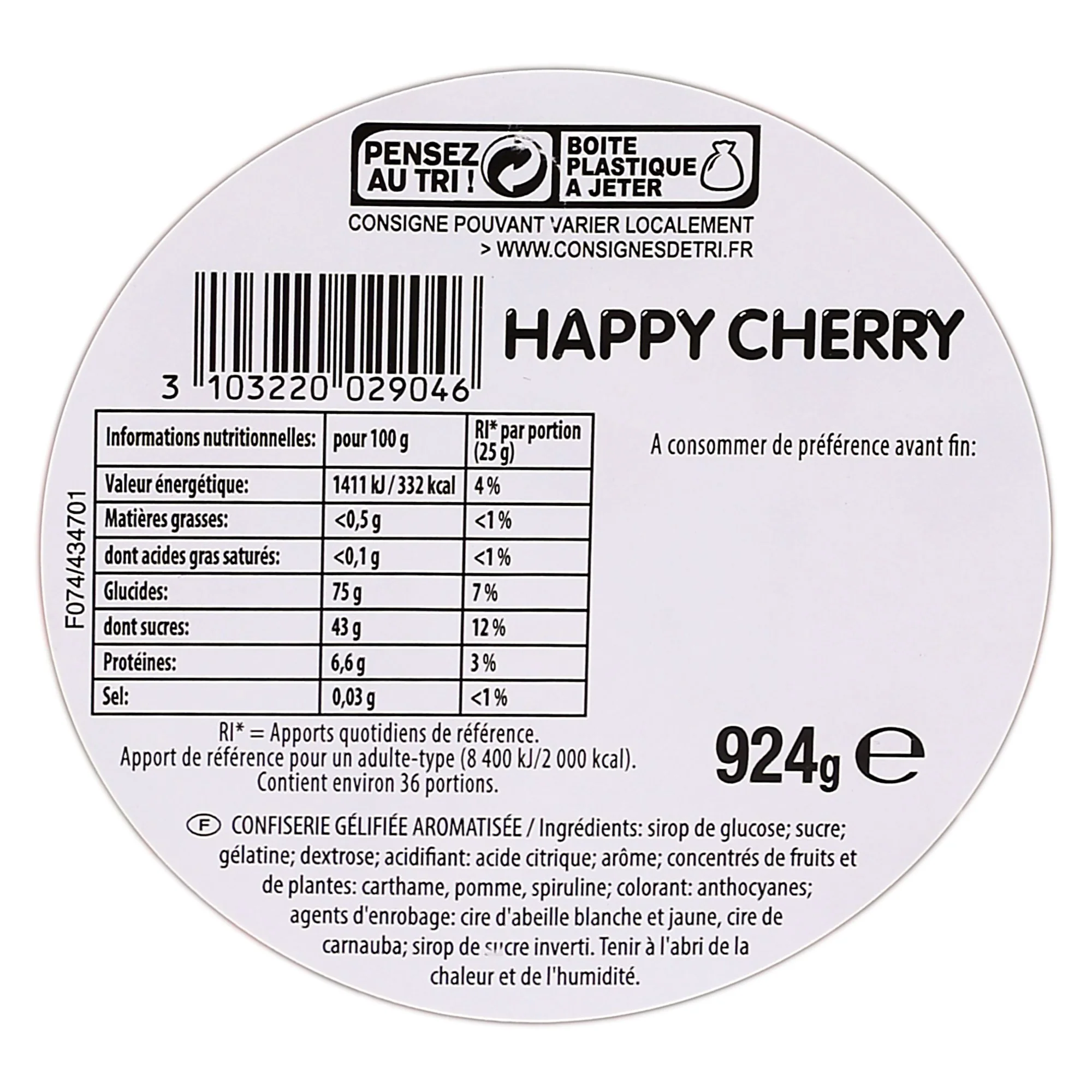 Bonbons cerises Happy Cherry - Image 2
