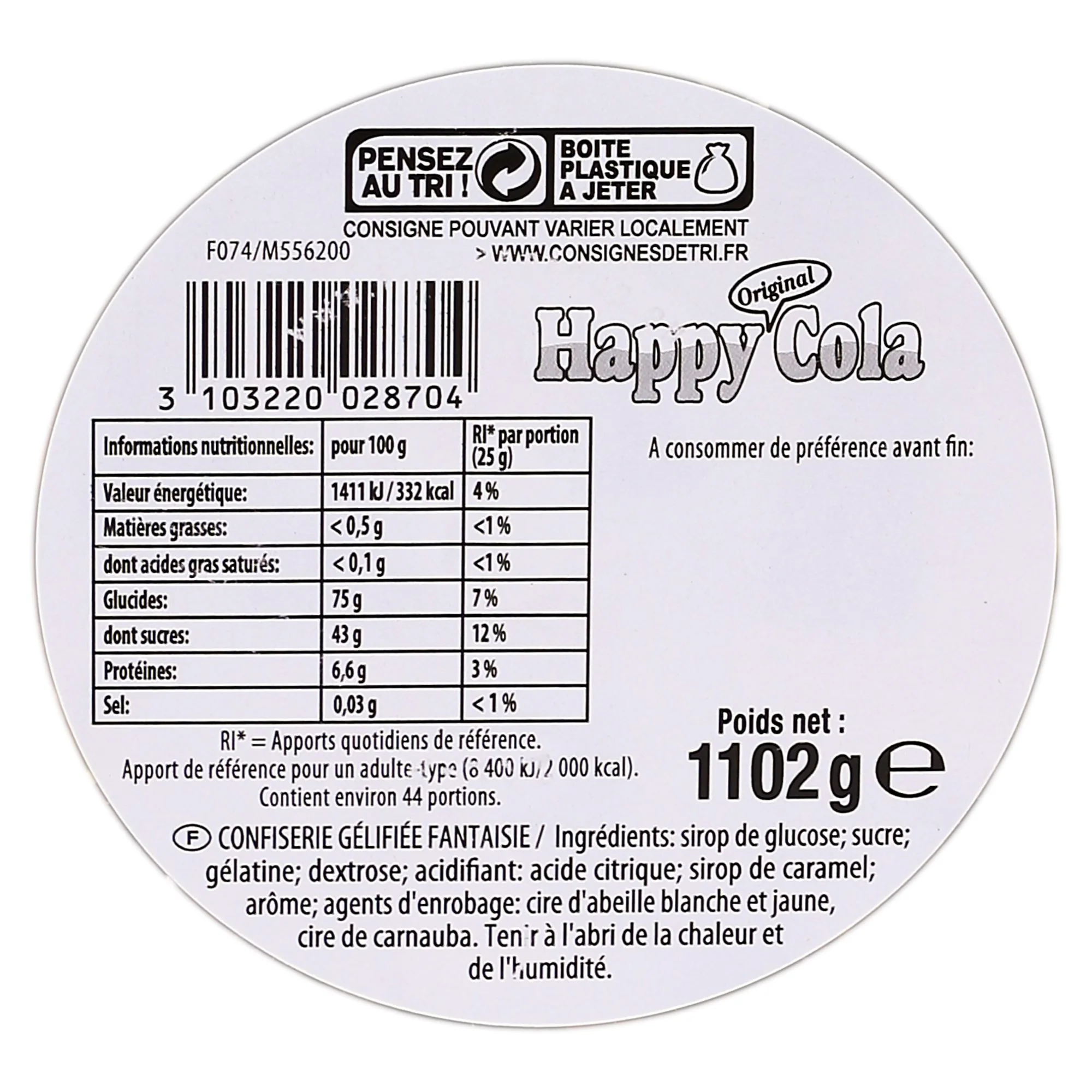 Bonbons Happy cola - Image 2