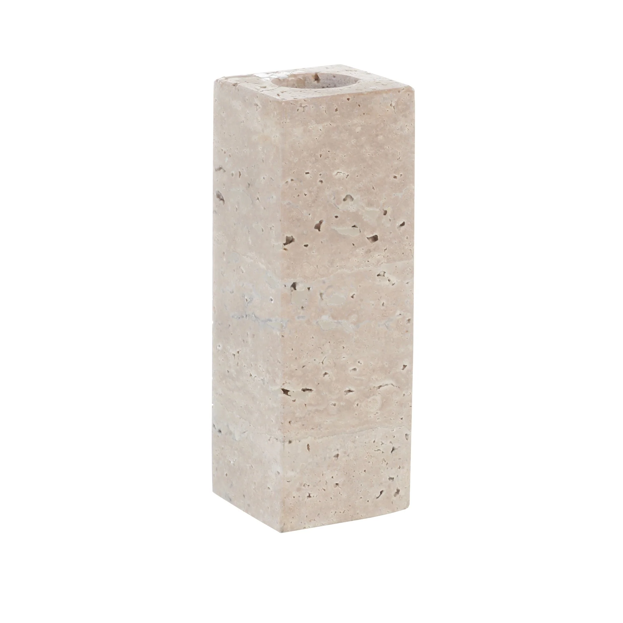 Bougeoir cube en ciment - Image 3