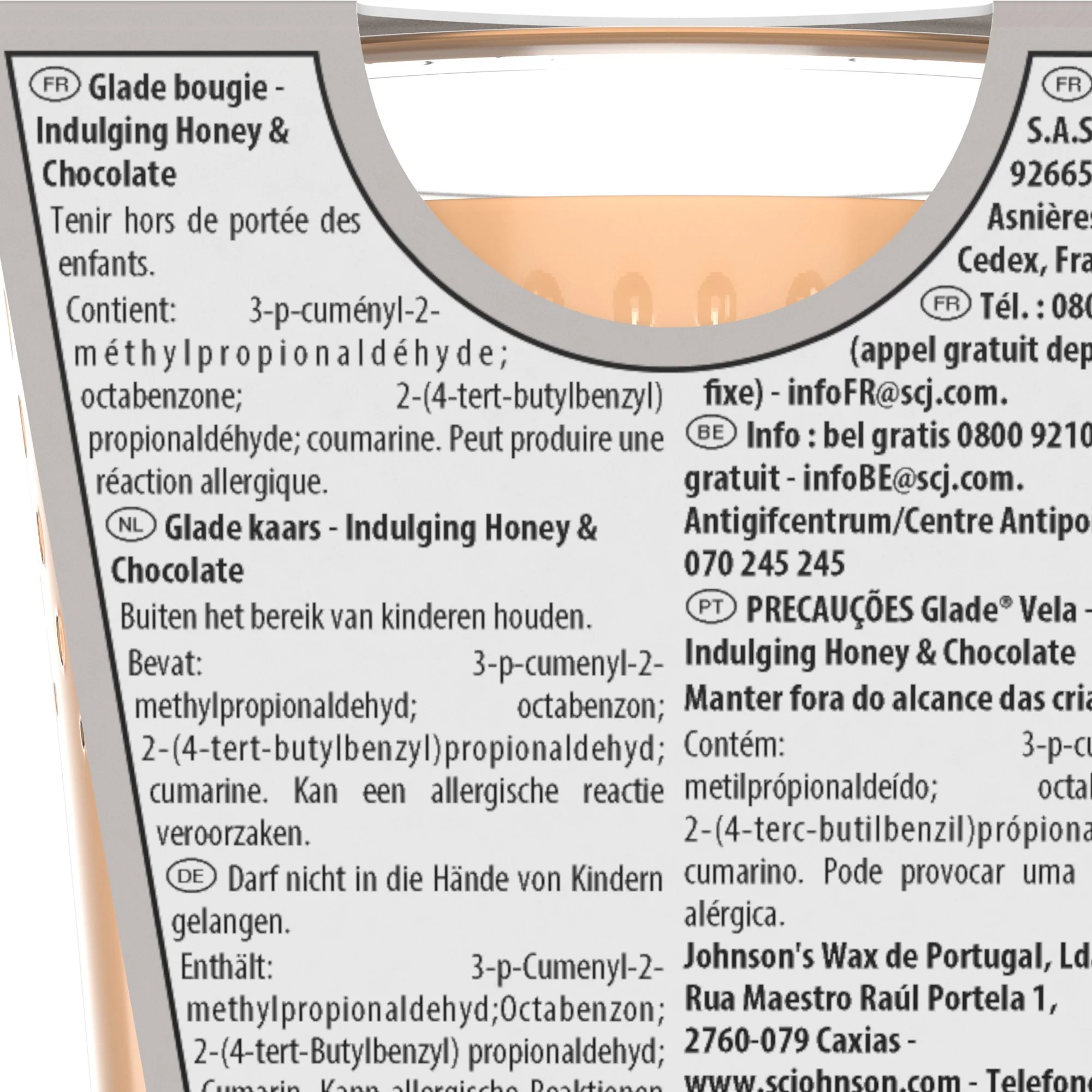Bougie parfumée chocolat et miel - Image 3