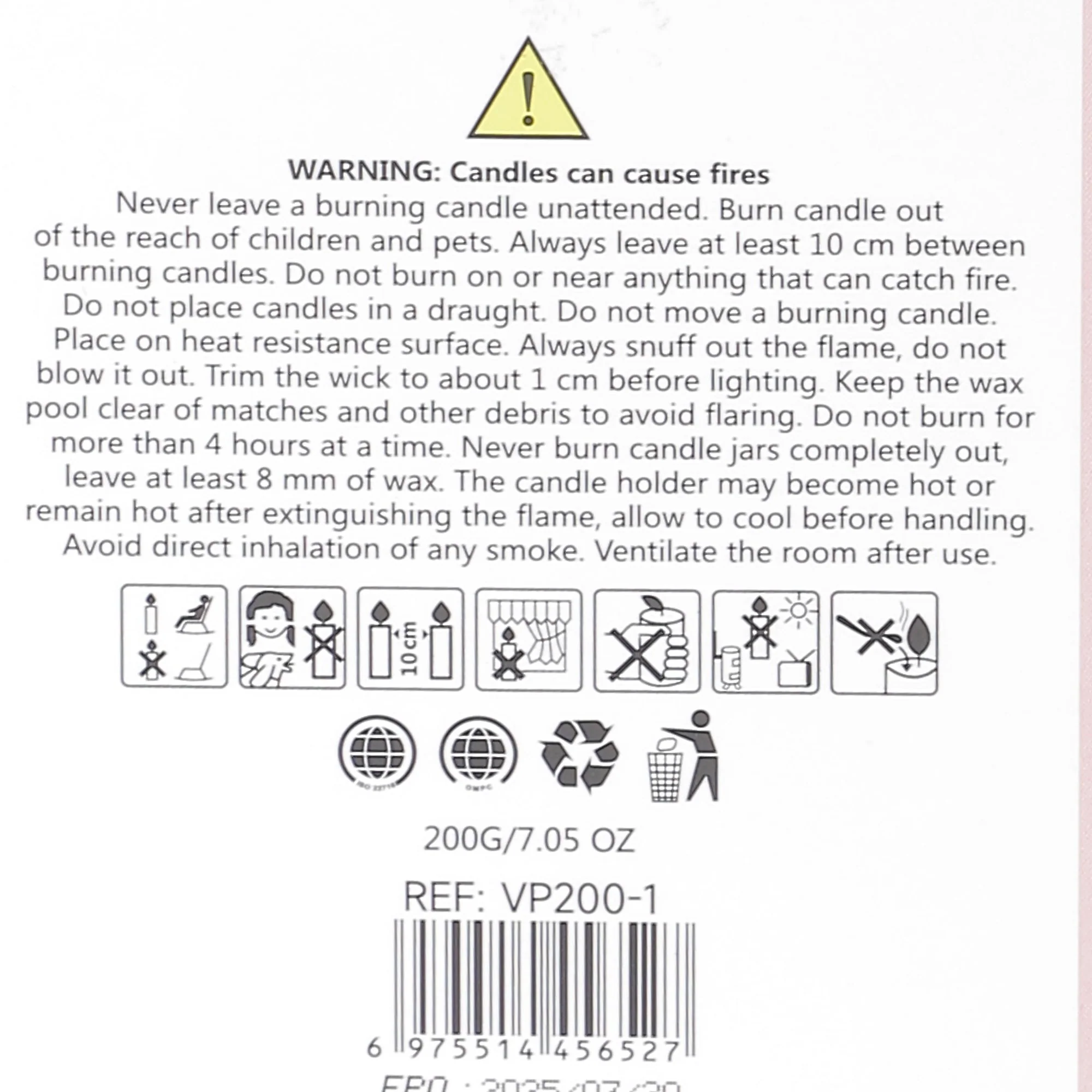 Bougie parfumée Yara rose - Image 4