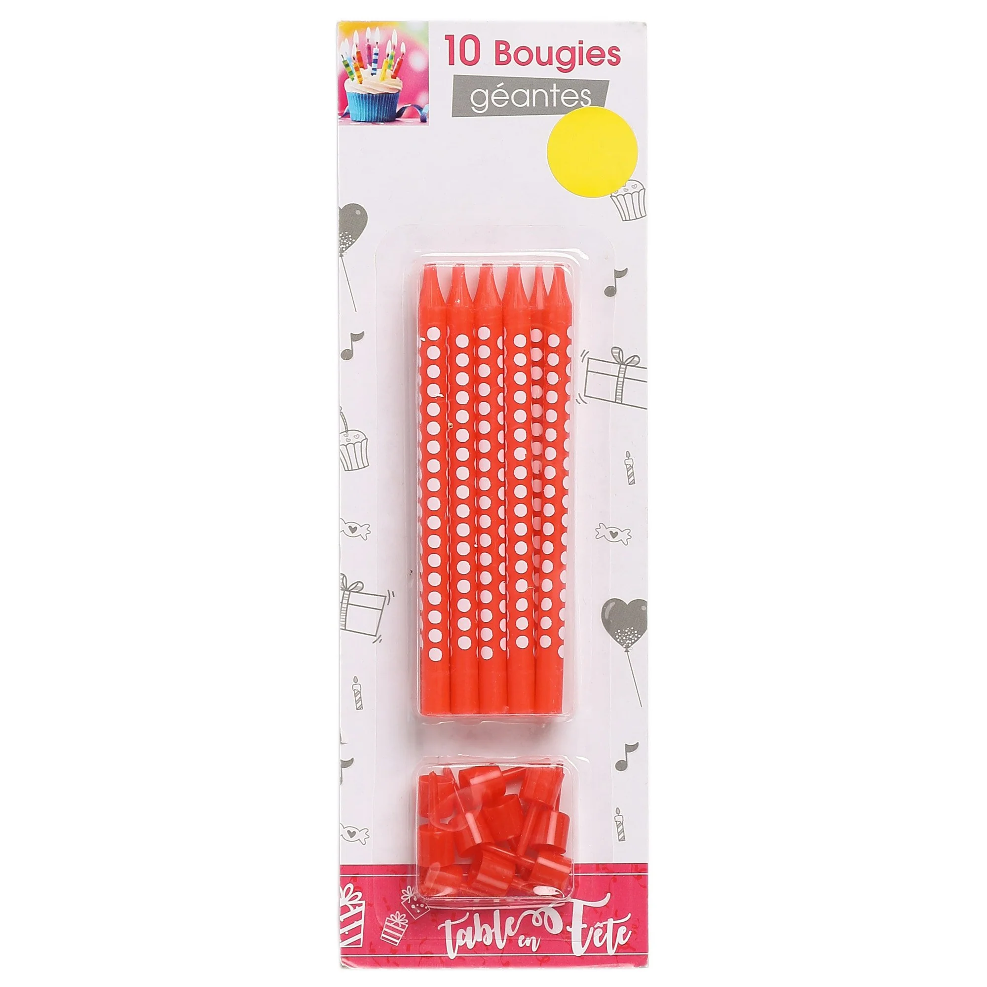 Bougies d'anniversaires géantes - Image 3