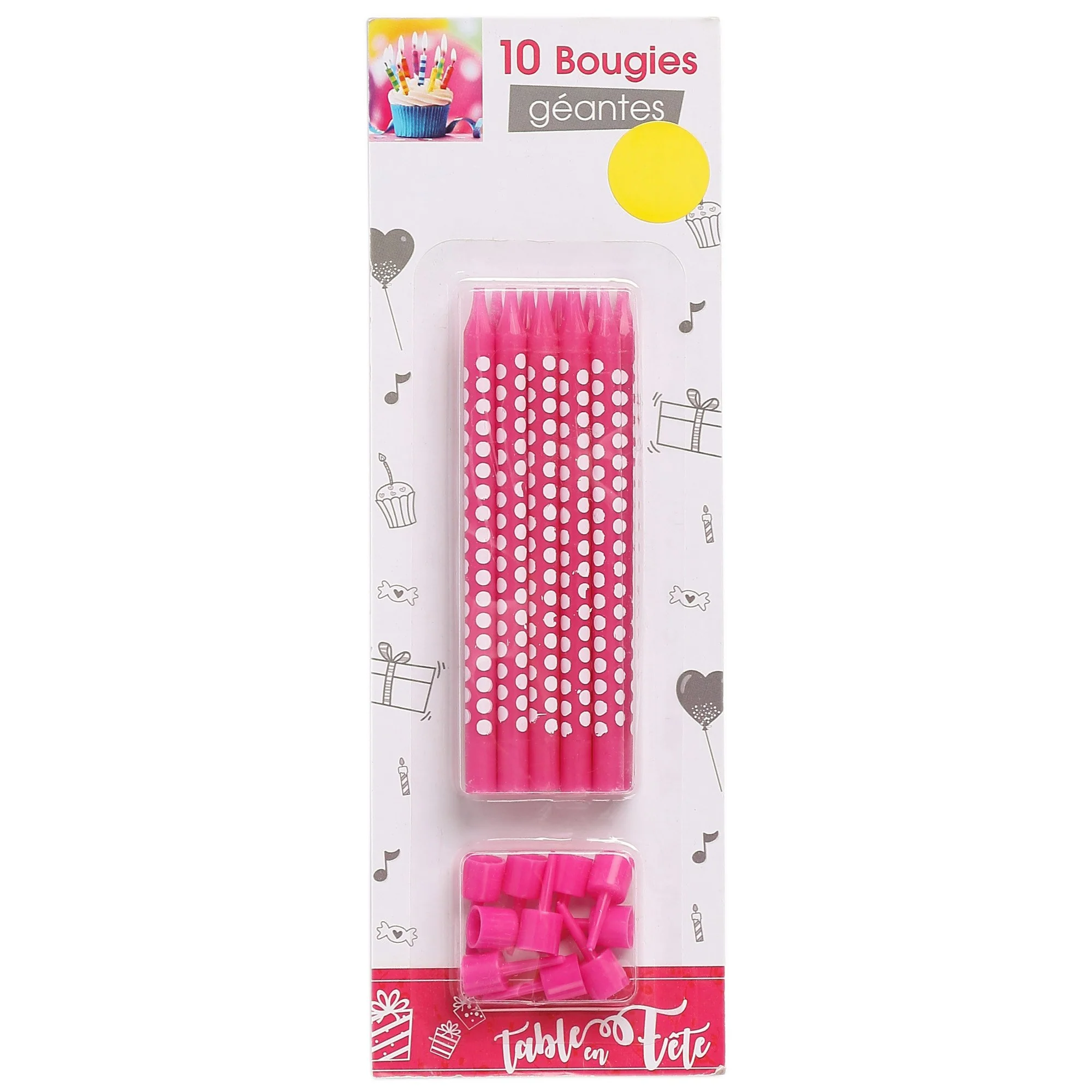 Bougies d'anniversaires géantes - Image 4
