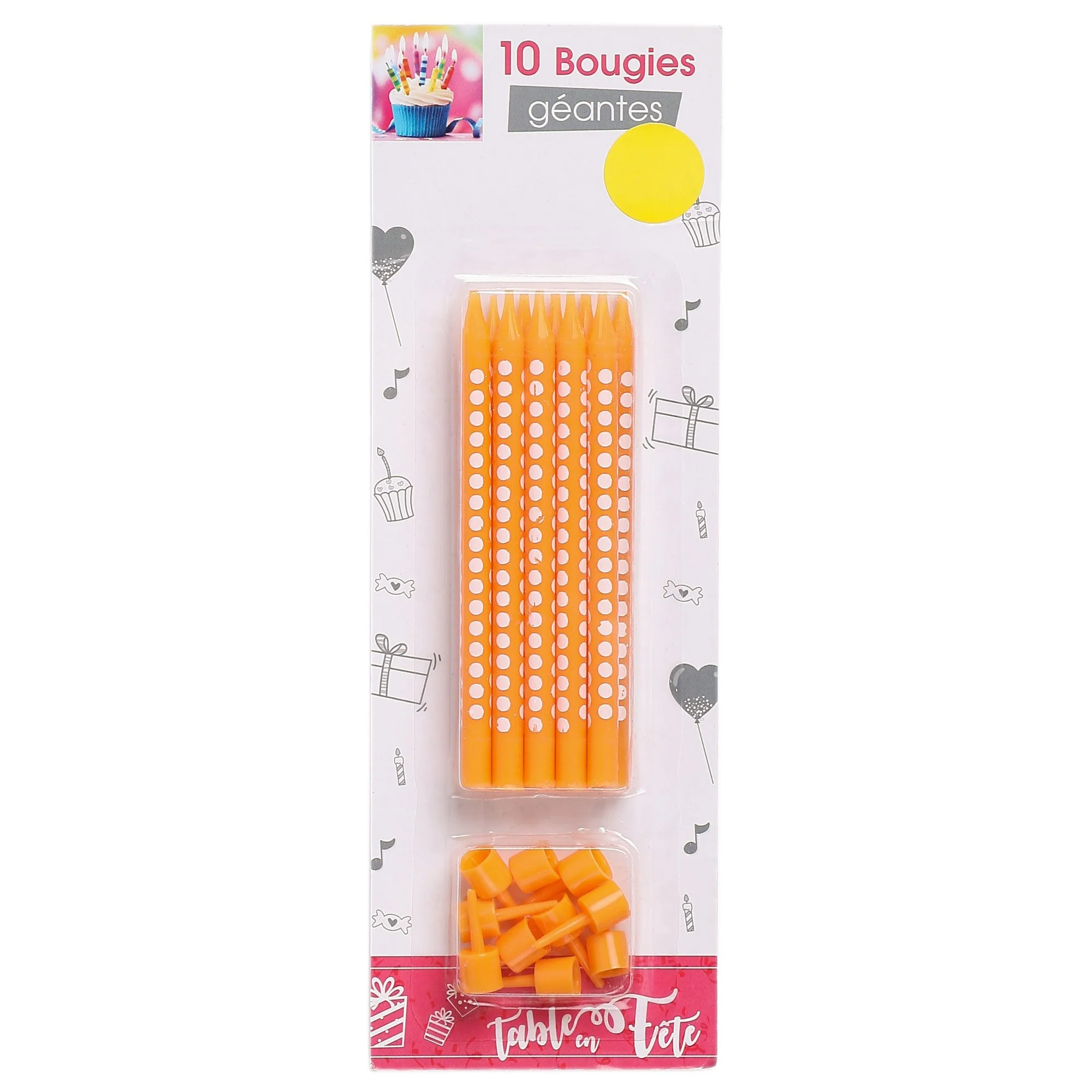 Bougies d'anniversaires géantes - Image 5