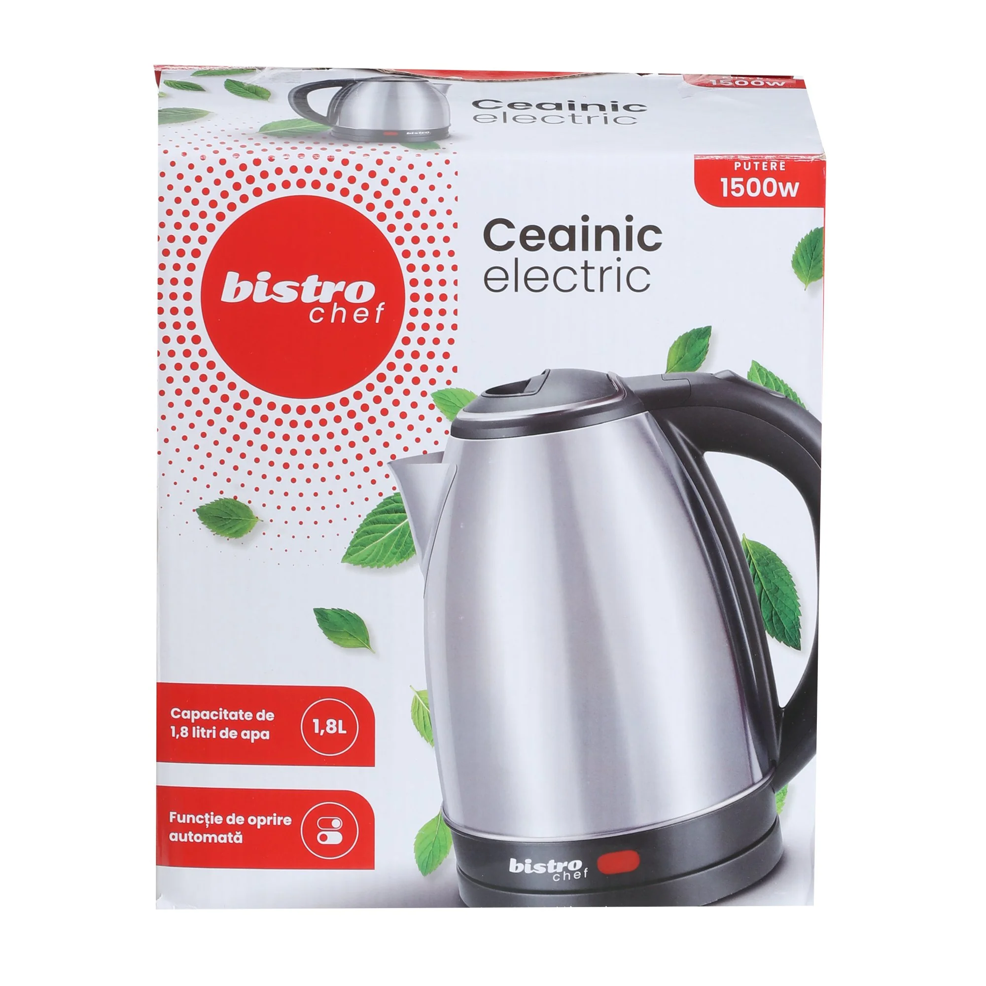 Bouilloire électrique Inox 1.8L - Image 4