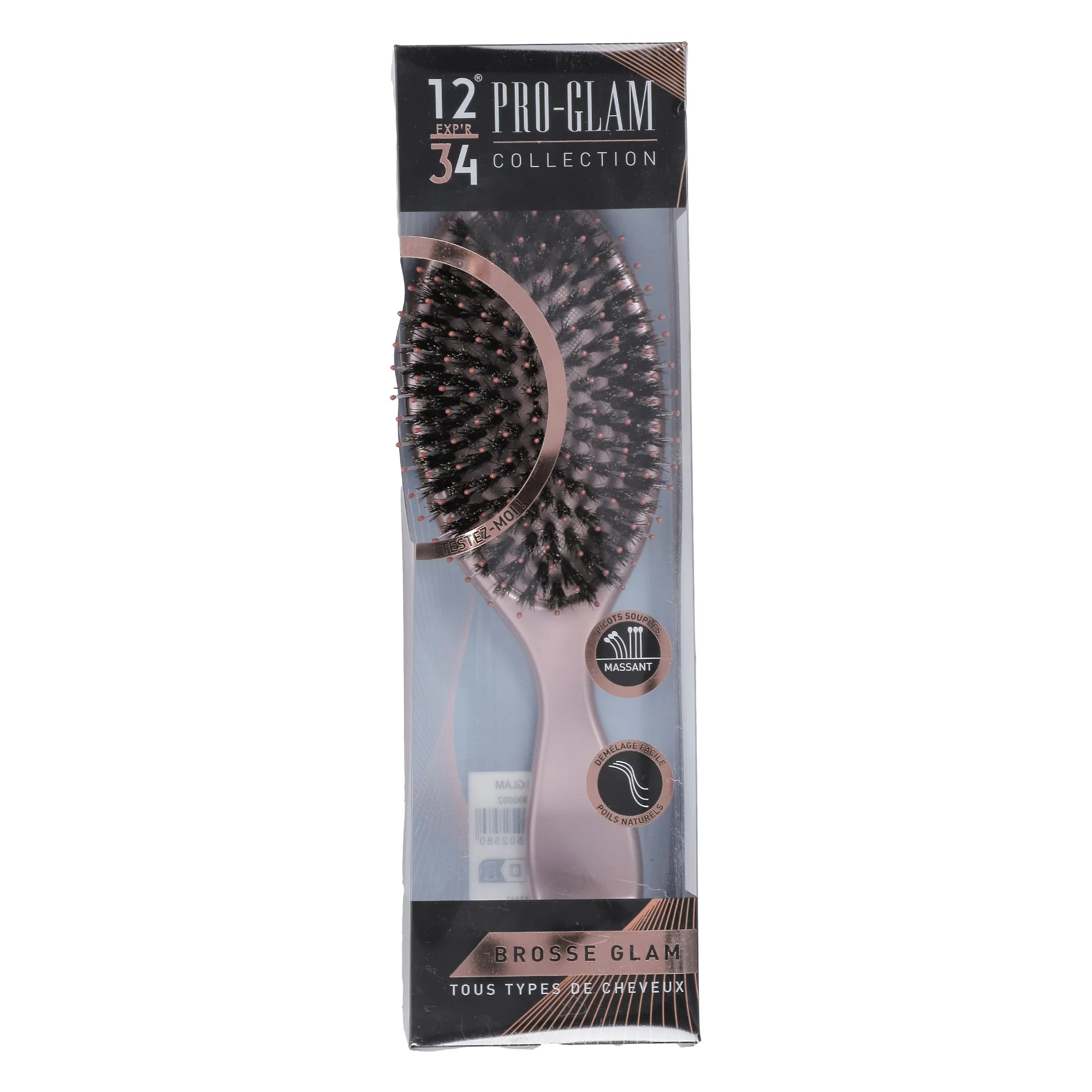 Brosse démêlante avec fibres naturelles
