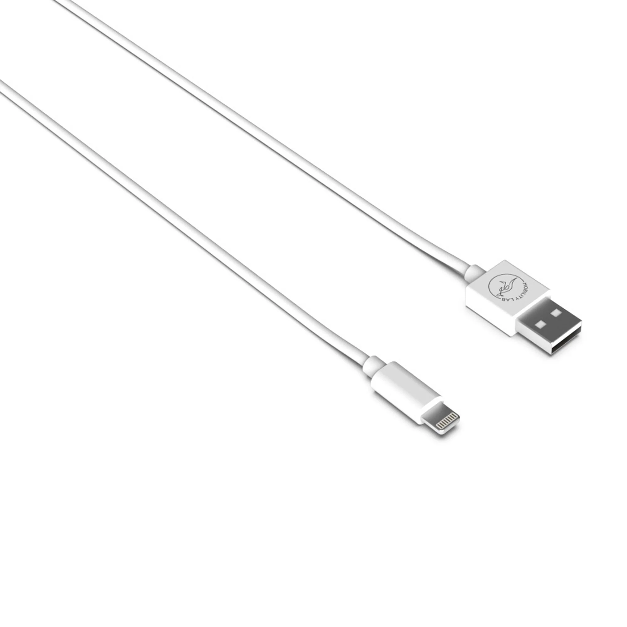 Câble de charge USB type A Lightning 1m blanc