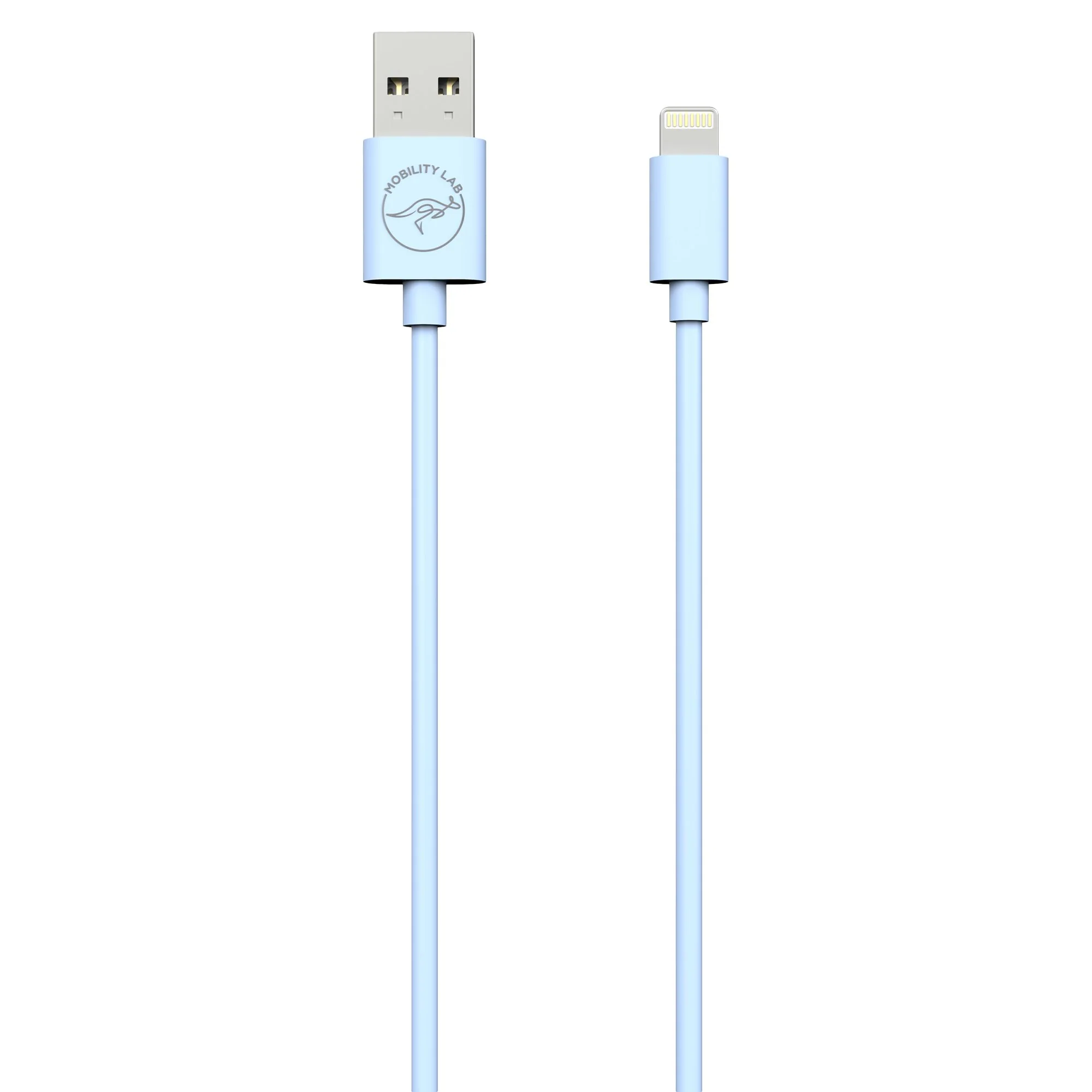 Cable de charge USB Type A vers Lightning bleu 1m