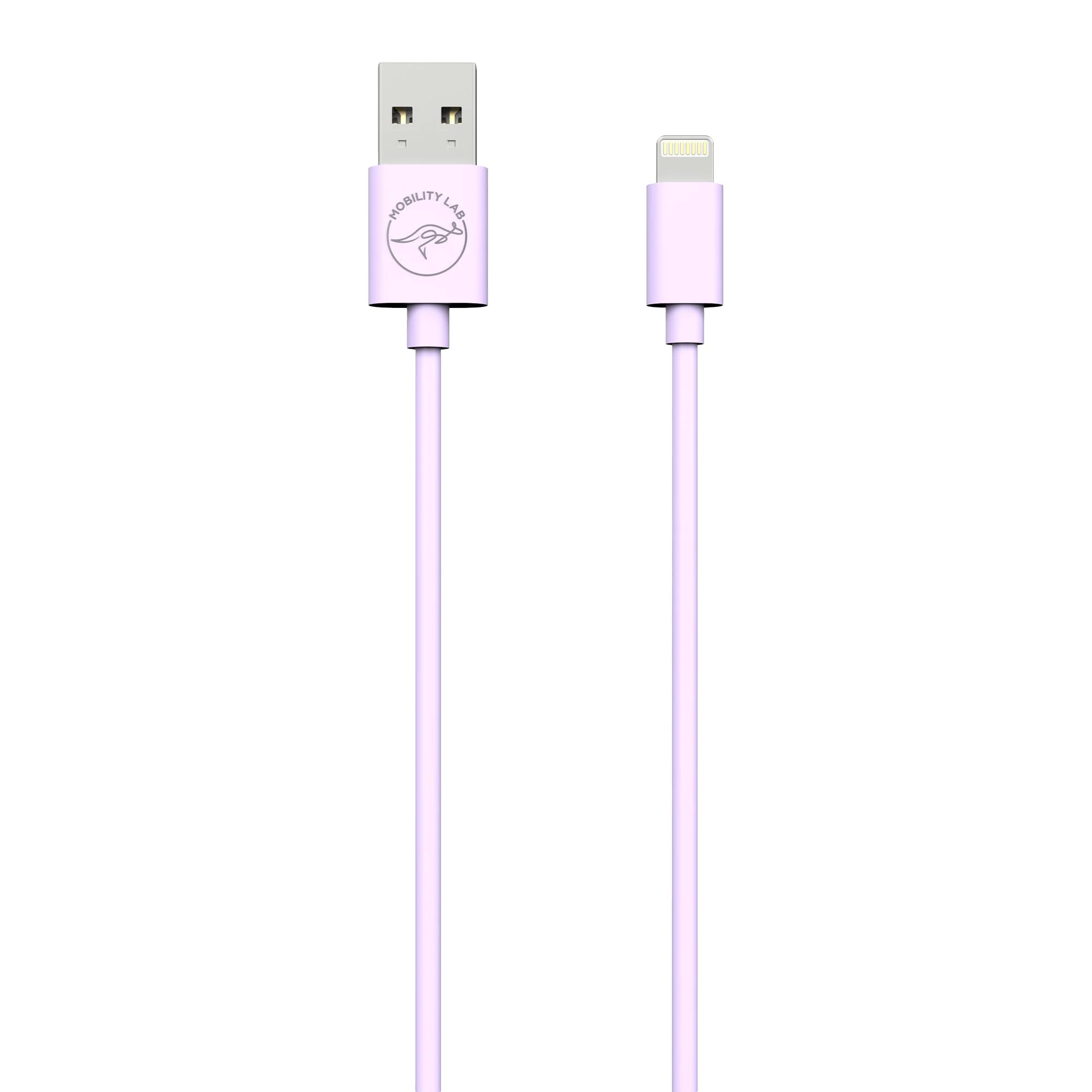 Cable de charge USB Type A vers Lightning lila 1m