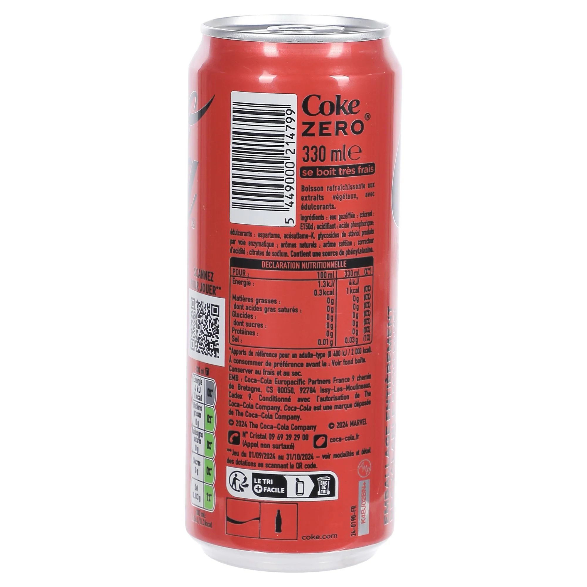 Canette de coca cola zéro - Image 2