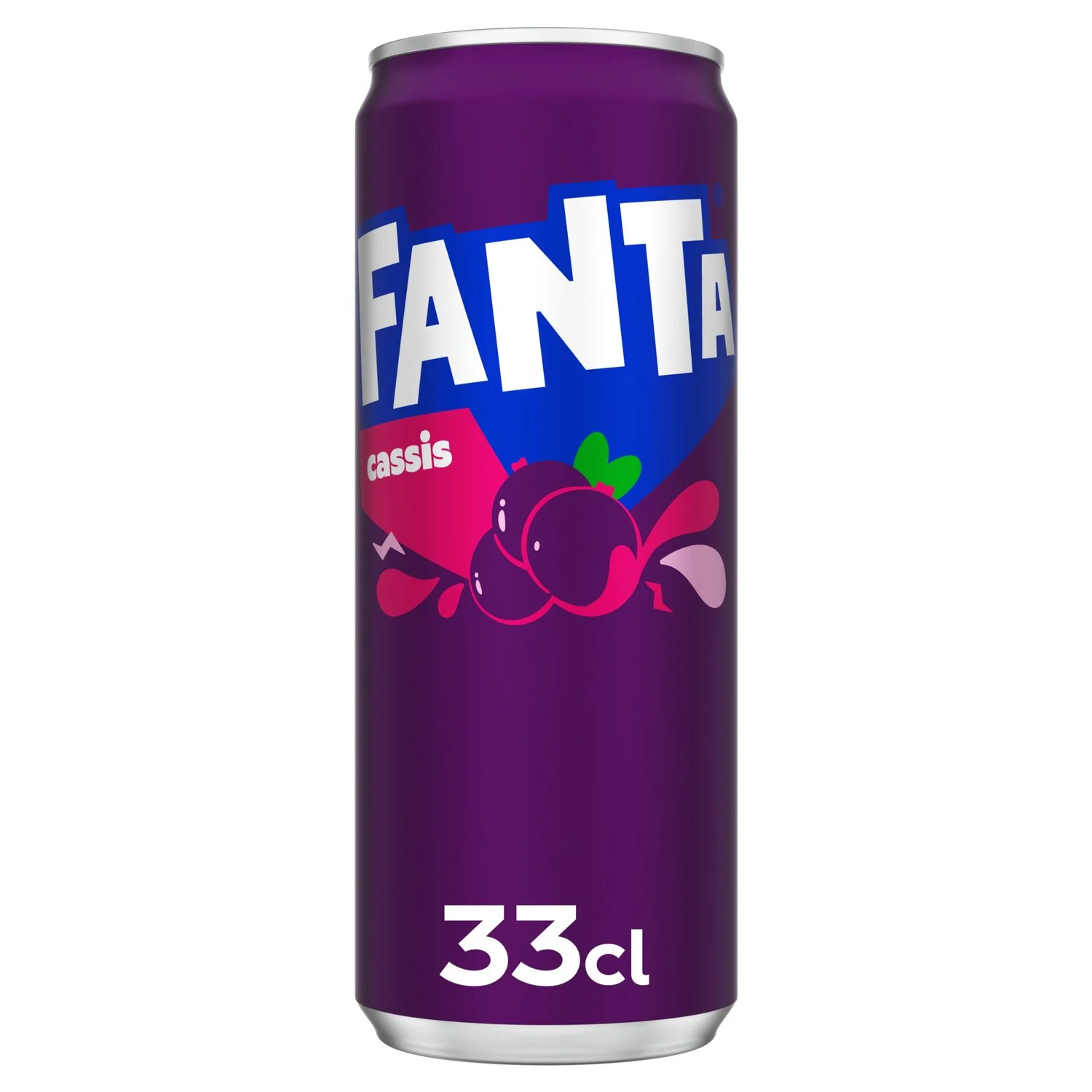 Canette fanta cassis