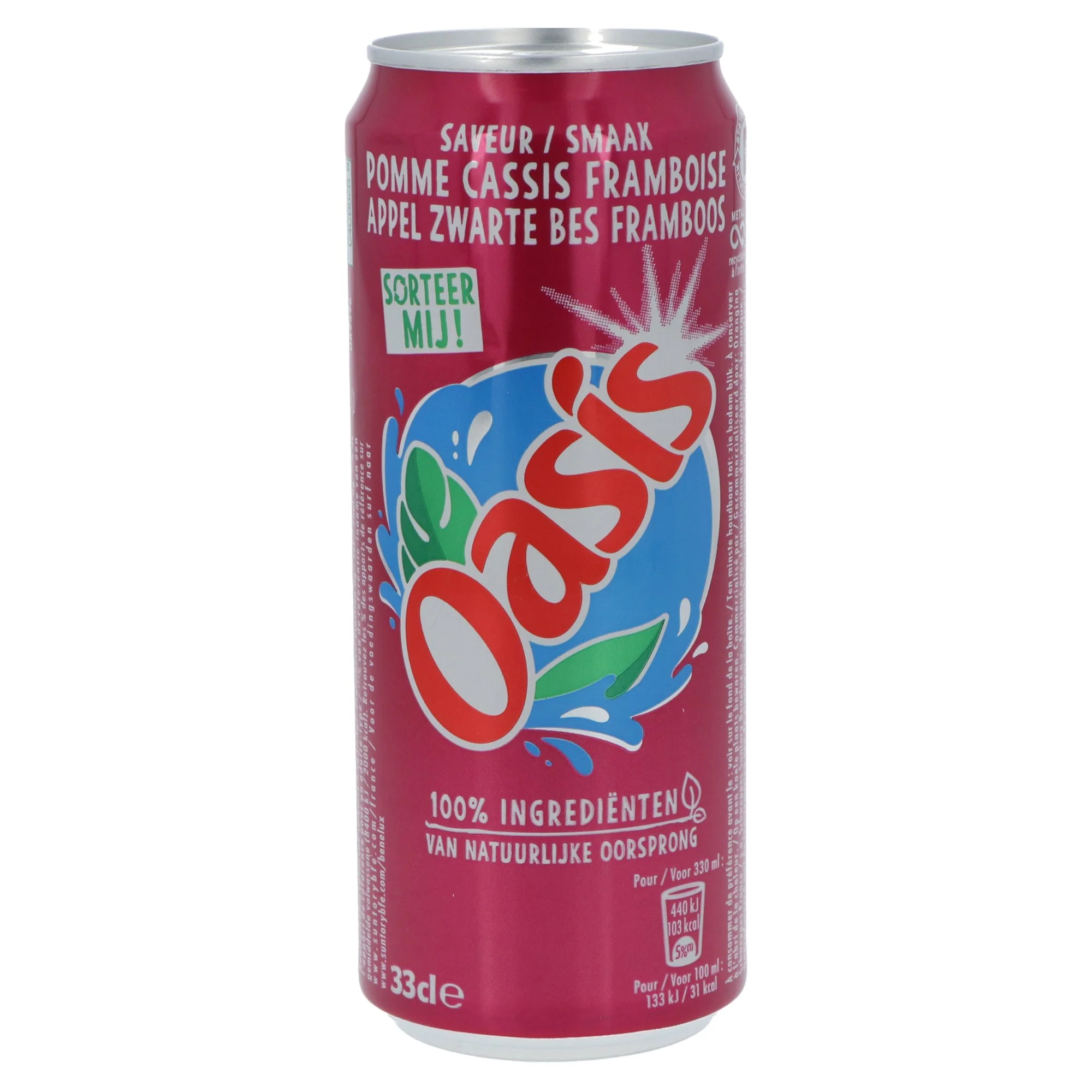 Canette Oasis Pomme Cassis